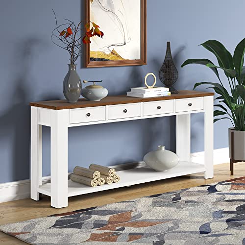 Antique White and Brown