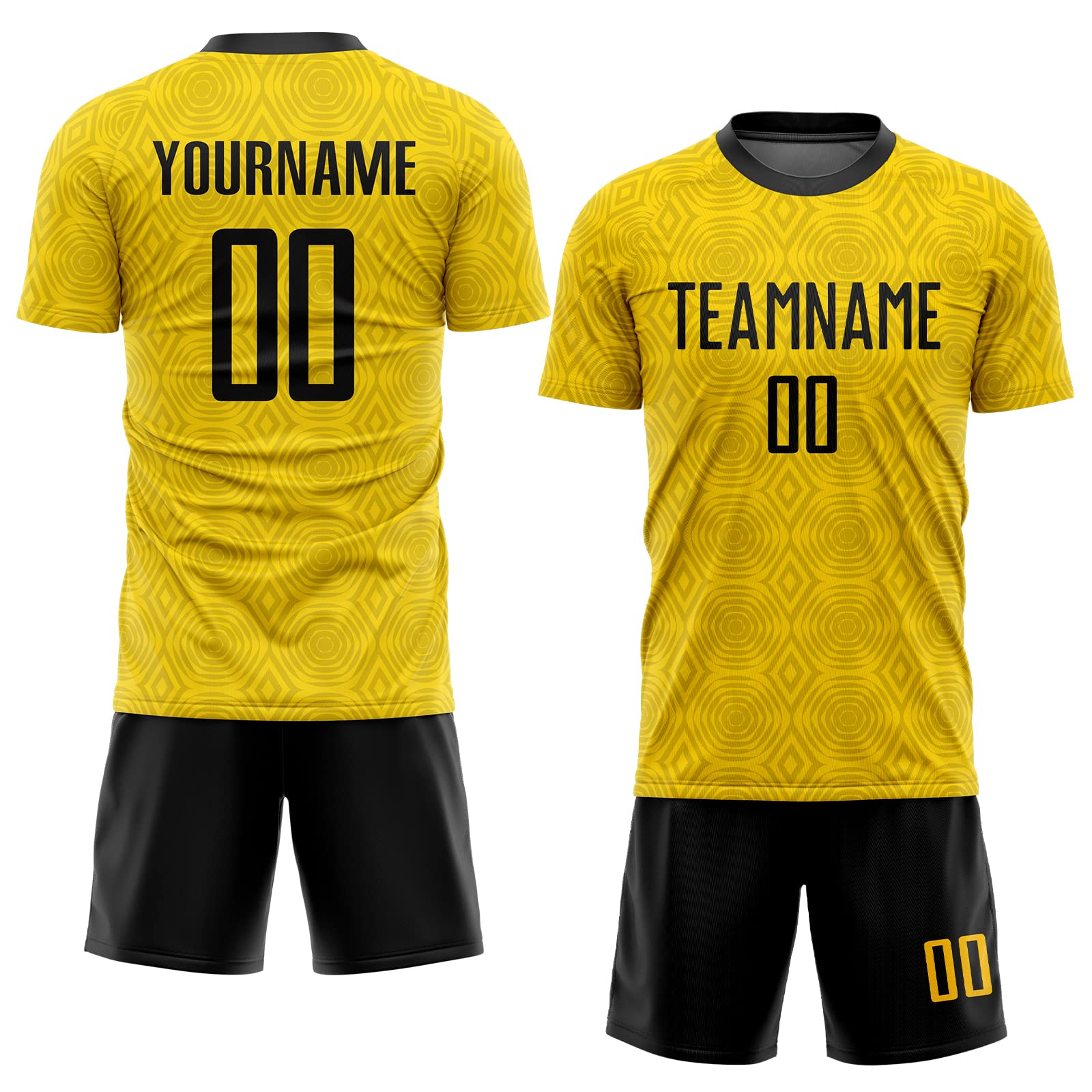Custom Personalized Soccer Jerseys for Men, Women & Youth - Team Name & Number Printed Shirts & Shorts - Perfect for Games, Training & Team Uniforms