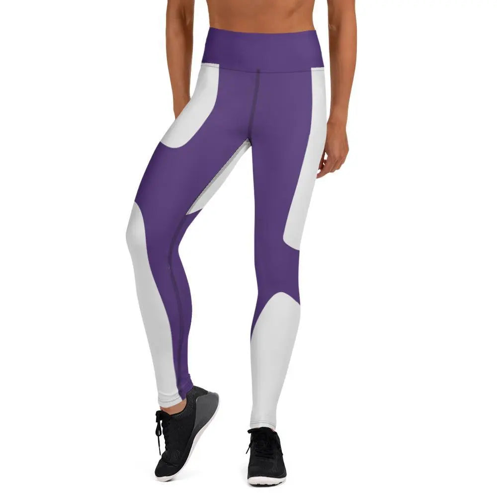 Premium Soft & Stretchy High-Waisted Yoga Leggings for Women - Comfortable Workout Pants in Trendy Purple | Perfect for Yoga, Gym, Running & Lounge Wear