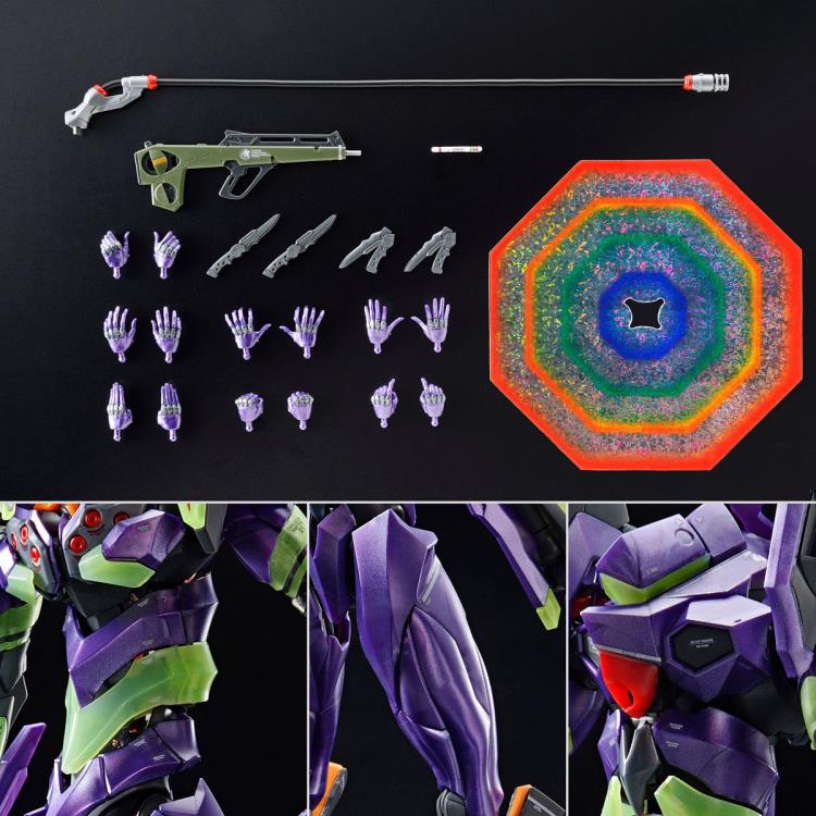 Bandai RG Neon Genesis Evangelion Unit-01 Night Combat Ver. Model Kit - High Grade Action Figure for Anime Collectors & Eva Fans | Perfect for Display, Cosplay Props & Gift Giving