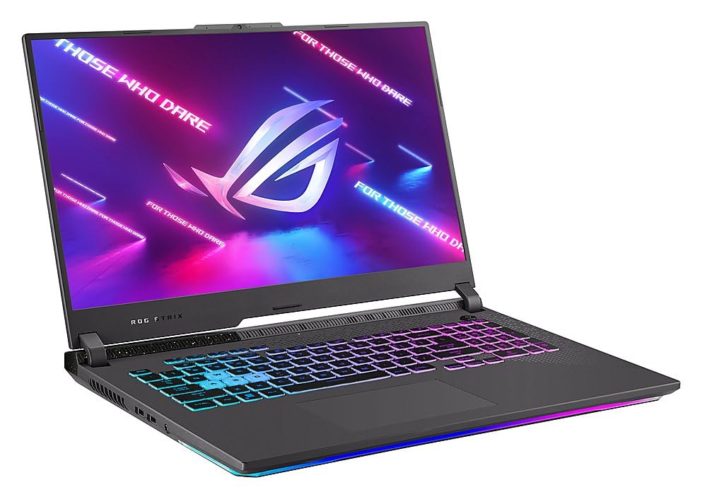 ASUS ROG Strix G17 Gaming Laptop (2024) - AMD Ryzen 9 7845HX 12-Core Processor, NVIDIA GeForce RTX 4060 8GB GPU, 48GB DDR5 RAM, 4TB SSD, 17.3