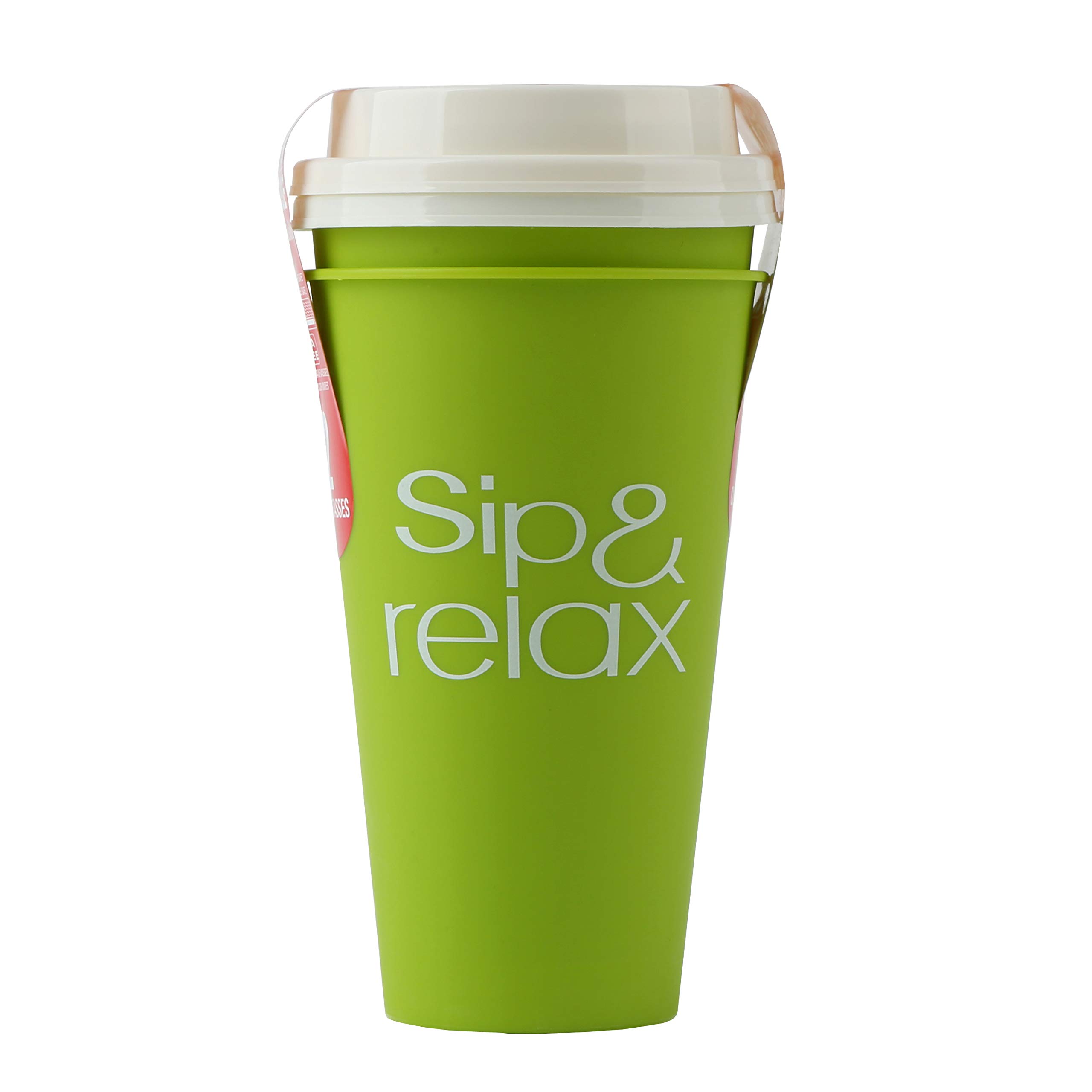16 oz Reusable Plastic Travel Cups with Lids - 8 Pack Leak-Proof BPA-Free Drinkware for Coffee, Tea & Smoothies | Perfect for Commuting, Camping & Office Use