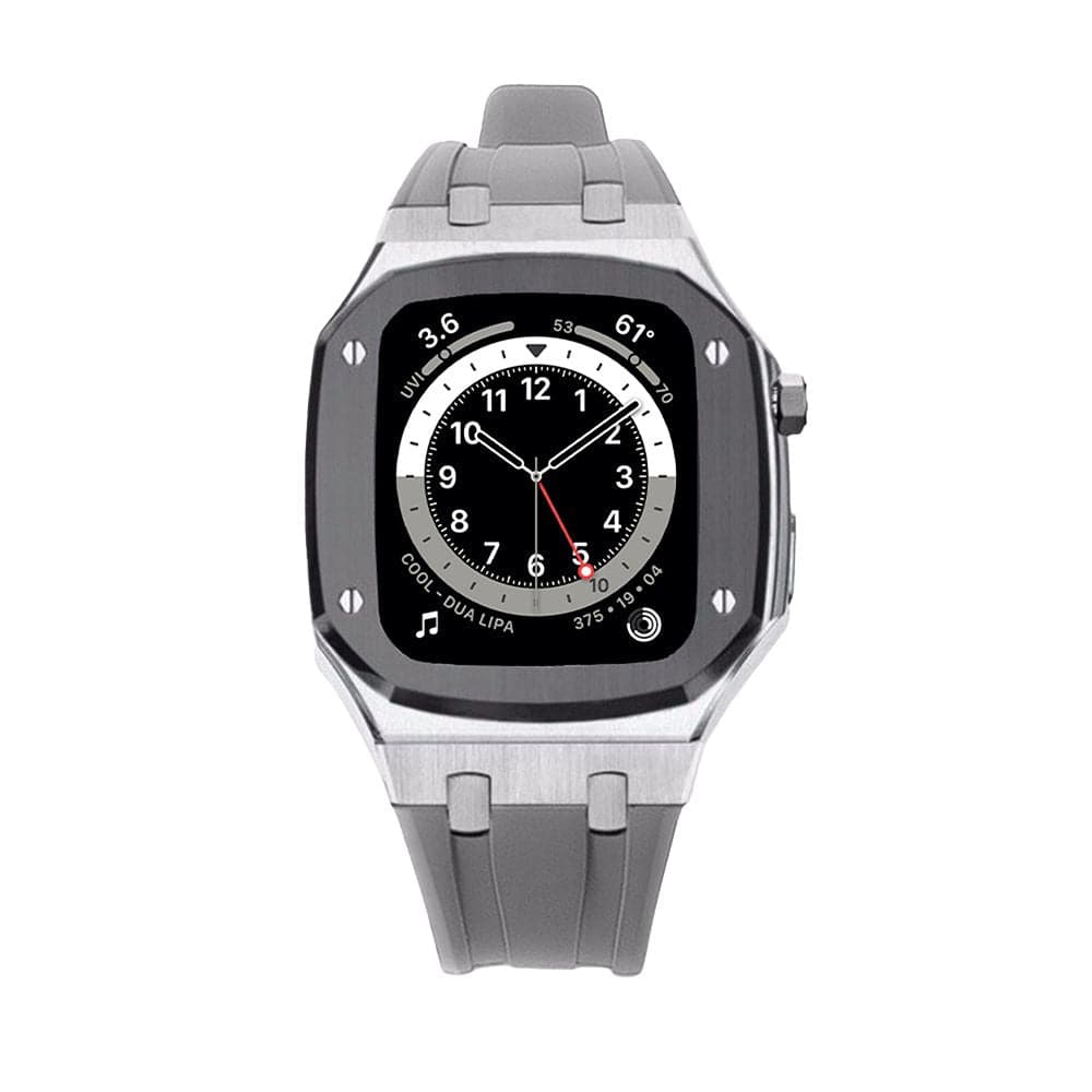 Durable Apple Watch Rubber Case for iWatch Series 6/7 - Shockproof Protective Cover for Outdoor Sports & Daily Use