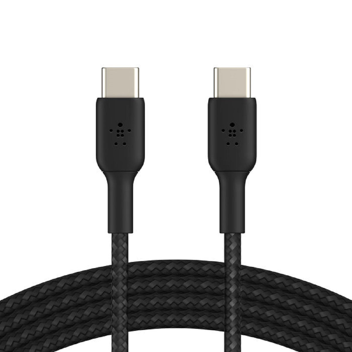 Belkin BoostCharge USB-C to USB-C Cable (2m, Black) - Fast Charging & Data Sync for iPhone 15, MacBook, iPad Pro & More