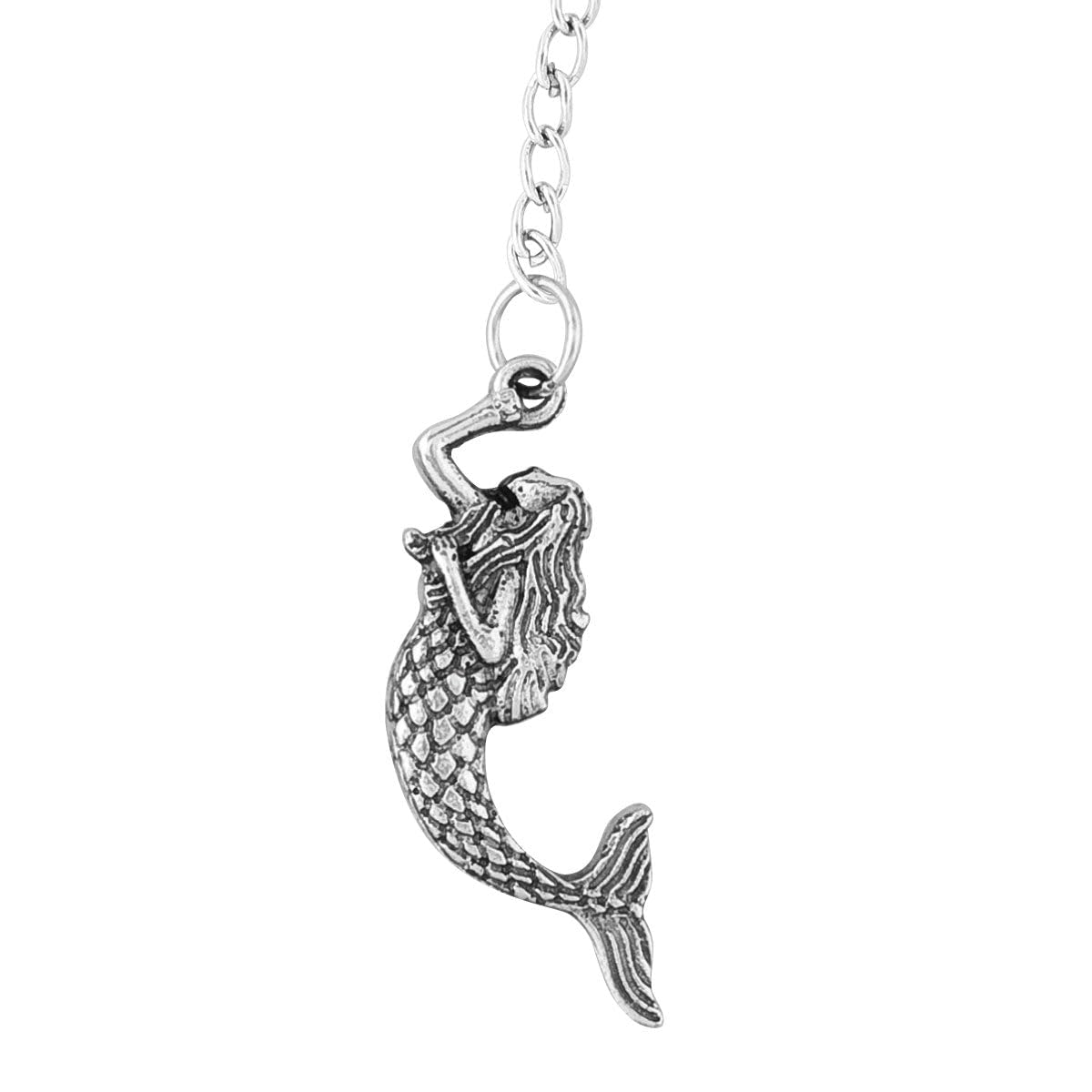UPware 18/8 Stainless Steel 2 Inch Mesh Tea Ball Infuser with Zinc Alloy Mermaid Charm - Fine Loose Leaf Tea Strainer for Herbal, Green, Black Tea - Perfect for Home, Office & Travel Brewing