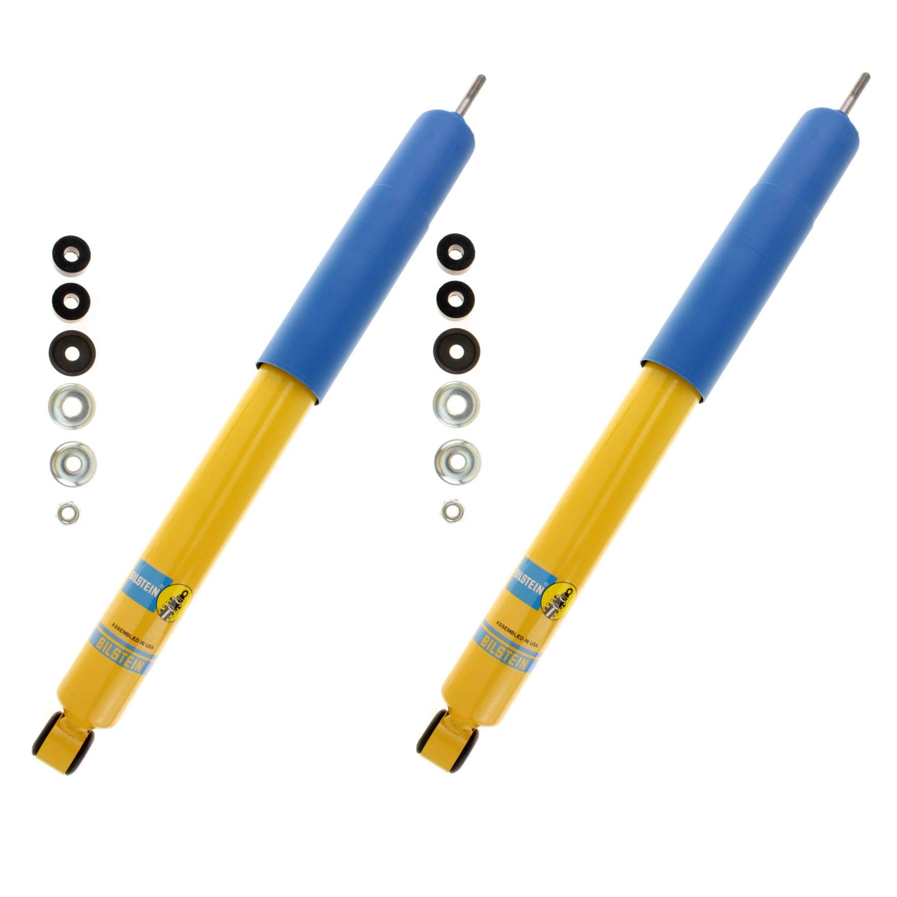Bilstein B6 4600 Rear Shock Absorbers (Pair of 2) for Toyota Tacoma 2005-2015 - Heavy Duty Off-Road Performance & Smooth Ride - Perfect for Truck Upgrades, Towing & Off-Road Adventures