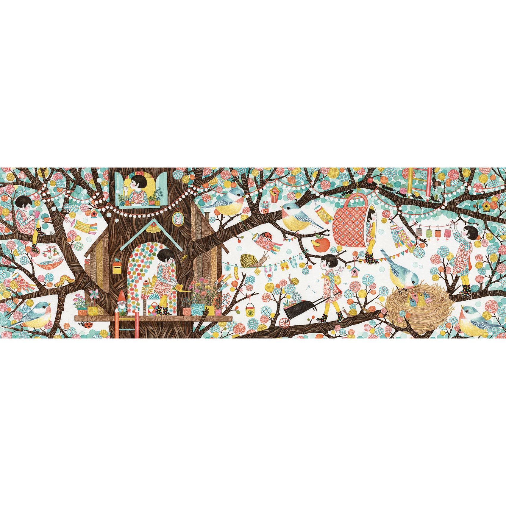200 Piece Tree House Puzzle for Kids & Adults - Fun Family Activity & Educational Toy for Indoor Playtime & Relaxation