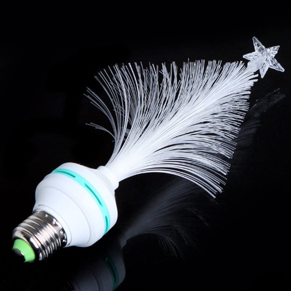 Color Changing LED Tree Lamp - Fiber Optic Christmas Light with Remote Control | Ships from USA | Perfect for Holiday Decor, Bedroom Nightlight & Party Ambiance