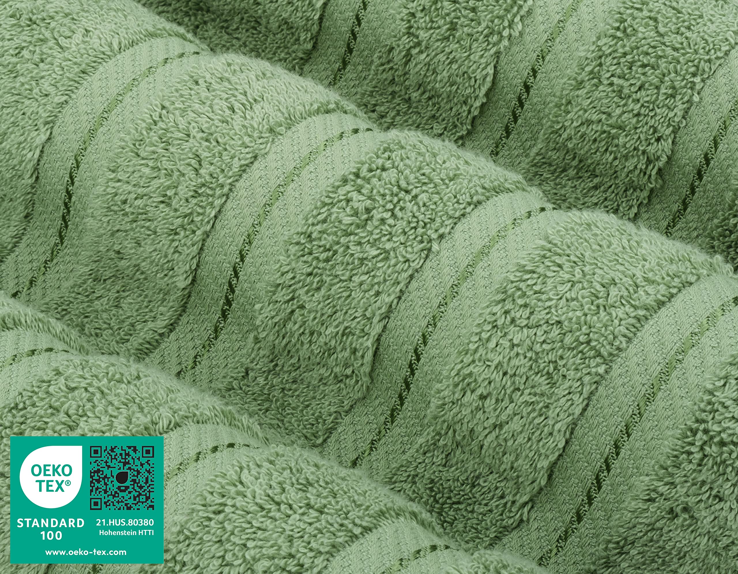 Premium 6-Piece Soft Linen Towel Set with 4 Bath & 4 Hand Towels - Luxury Spa & Bathroom Essentials for Home, Hotel, and Gift Giving