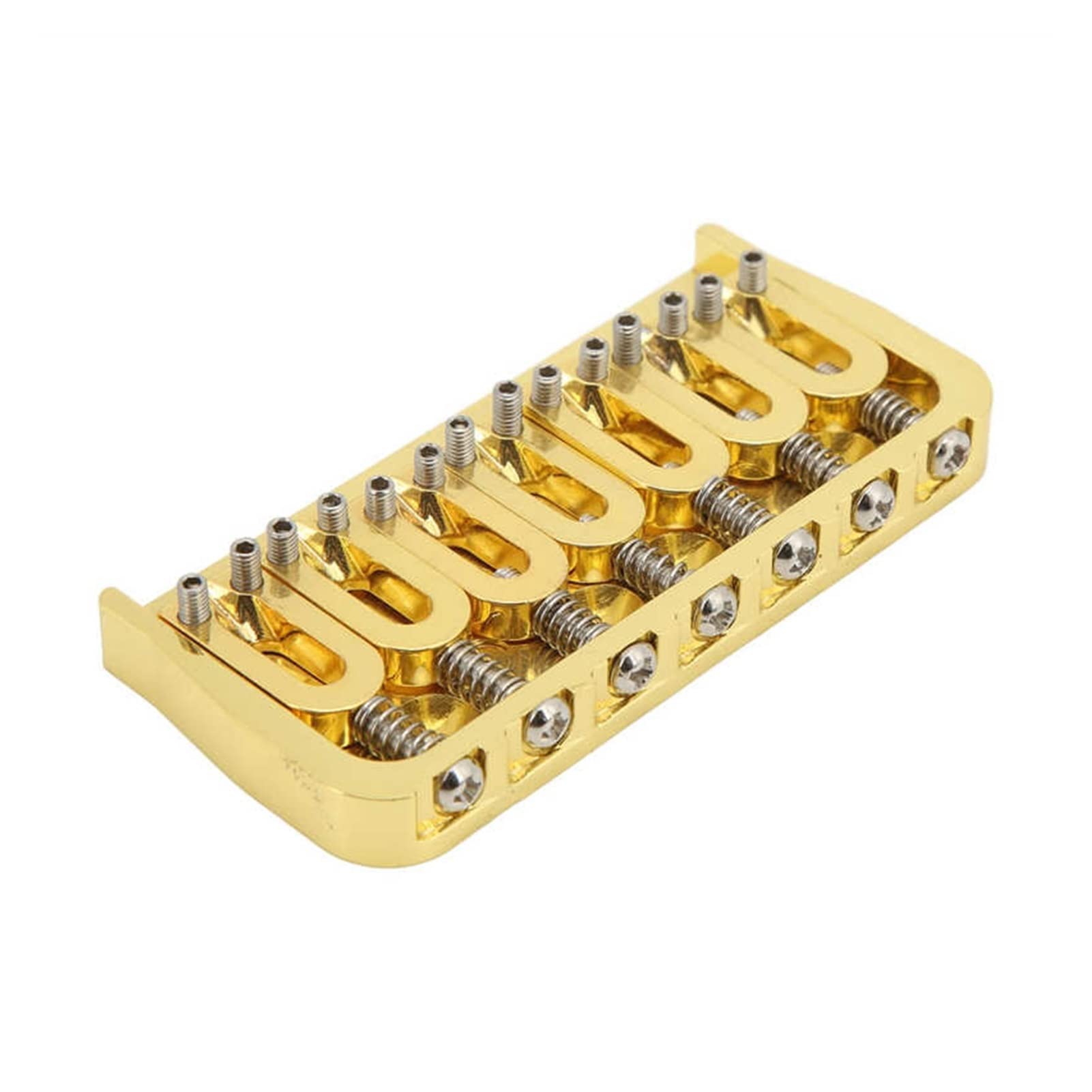 High-Quality Electric Guitar Hardtail Bridge - Fixed Short Bridge for Heavy Strings, Through-Body Design with Screw Mounting - Perfect for Rock, Metal & Blues Performances