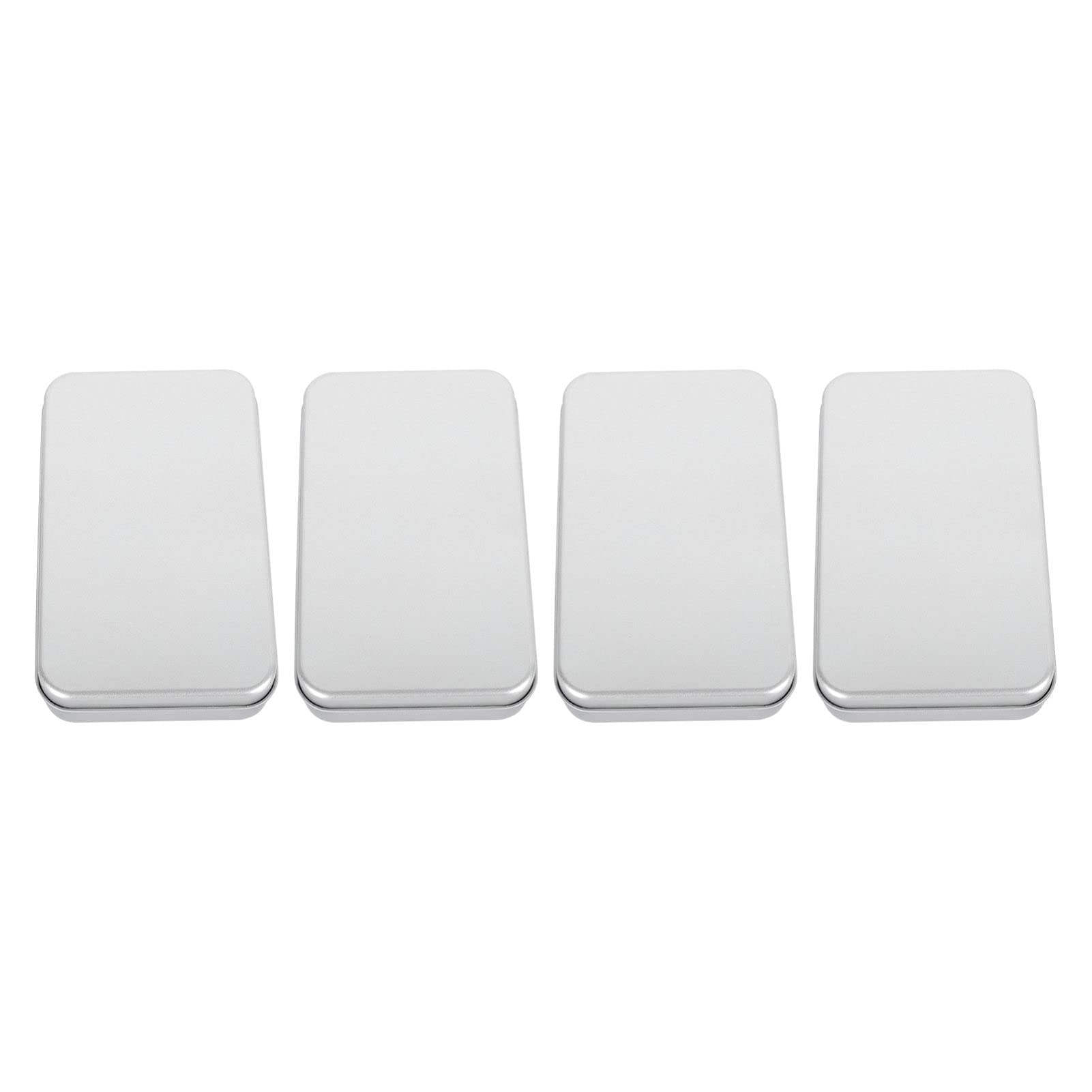 Operitacx 4-Piece Card Storage Box Set - Plastic Rectangular Card Holder Organizer for Collectible Cards, Trading Cards, and Game Cards | Perfect for TCG Players, Collectors, and Board Game Enthusiasts