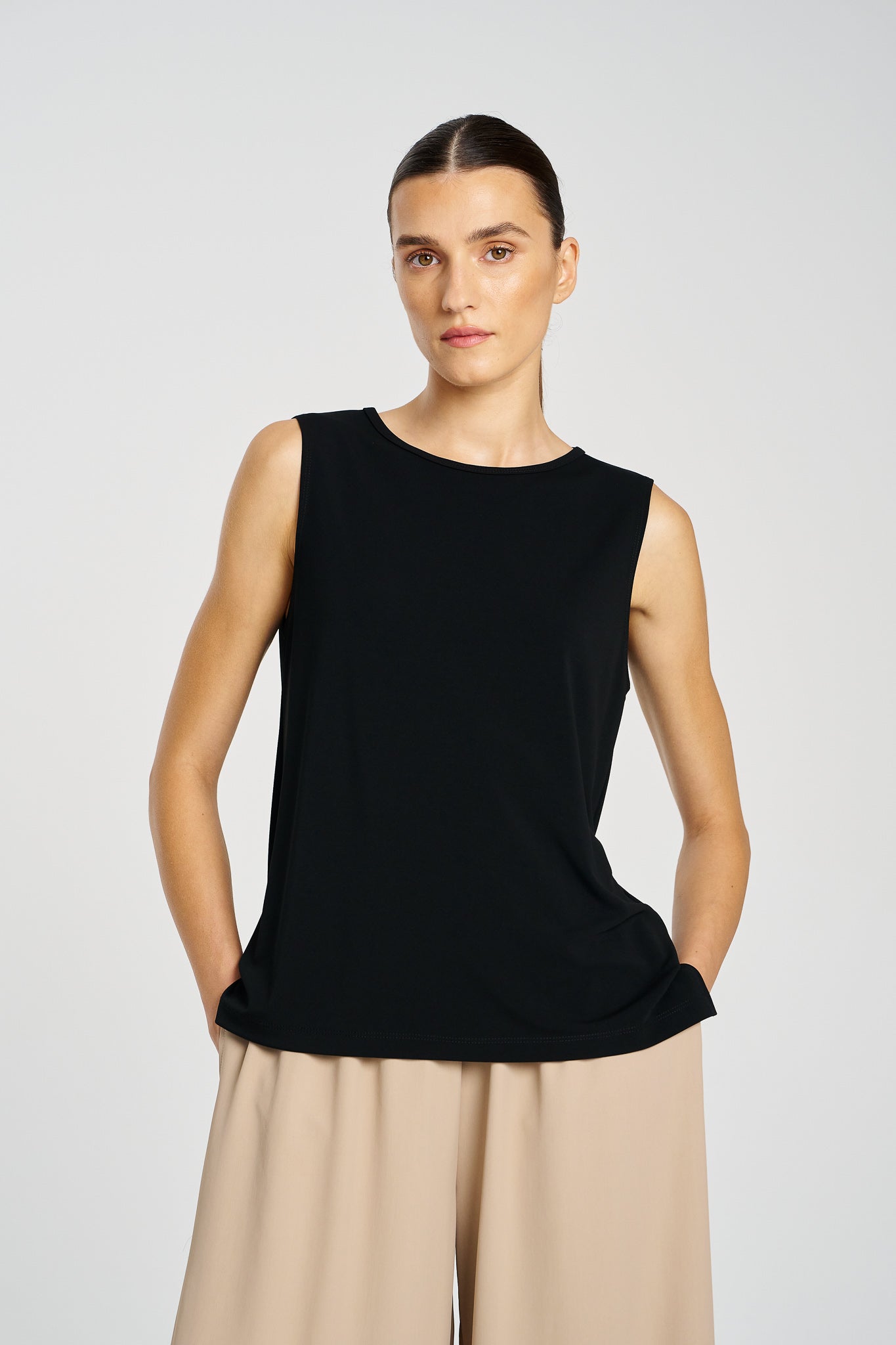 Mela Purdie Boater Shell Powder Knit Sweater - Women's Lightweight Knit Top for Casual Wear, Office & Weekend Outfits