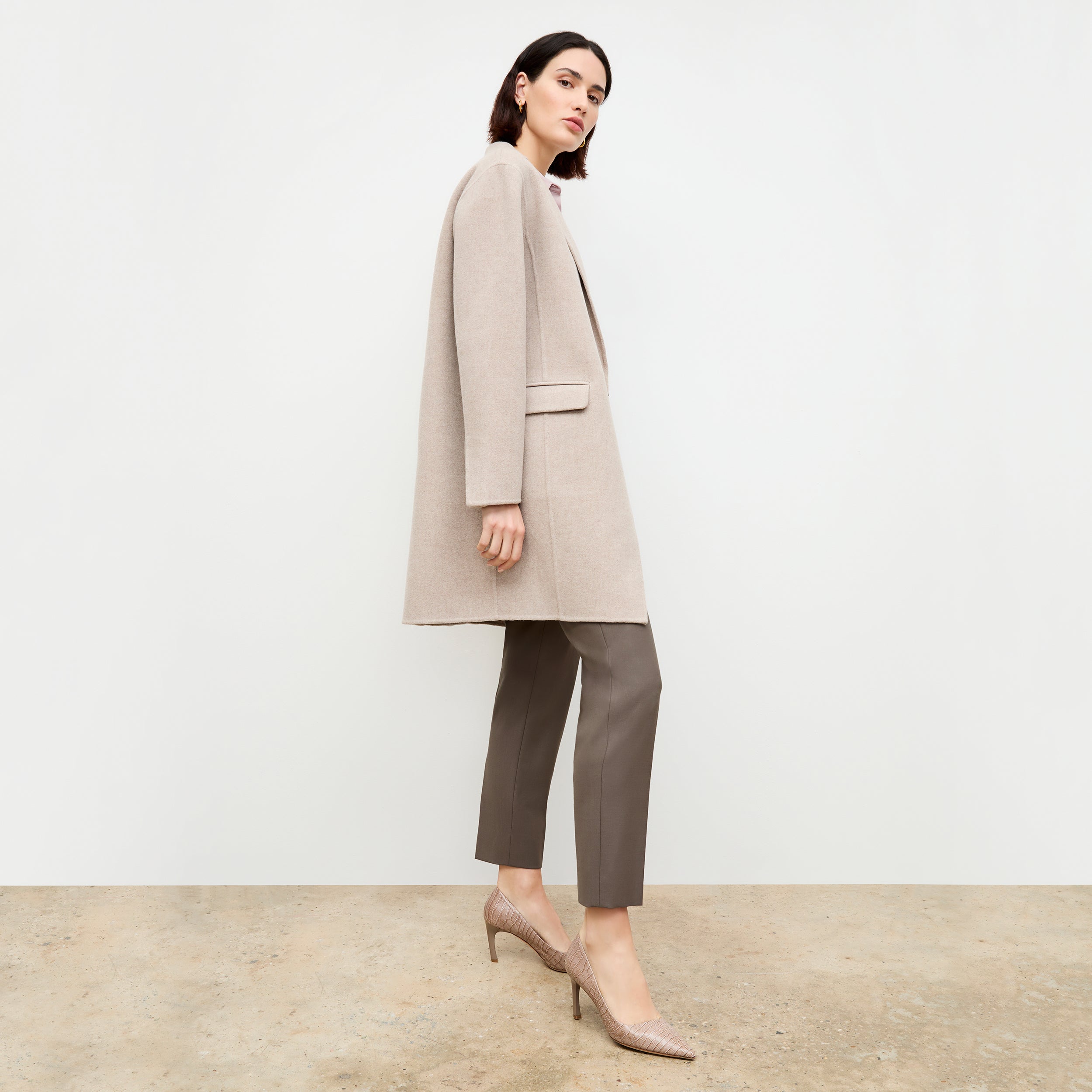 Premium Mejia Sharkskin Mink Pants for Women - Soft & Stylish Formal Trousers for Office, Business Meetings & Special Occasions
