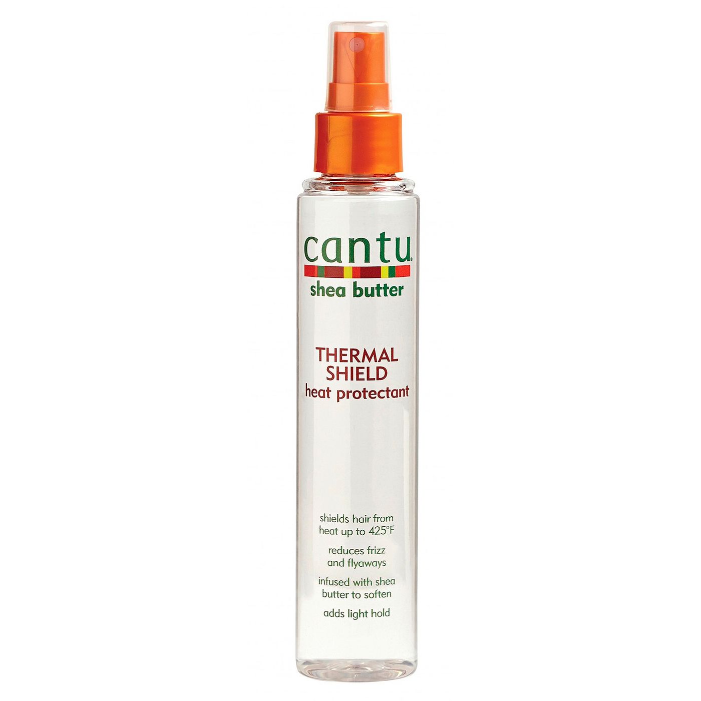 Cantu Shea Butter Thermal Shield Heat Protectant Spray - 5 oz for Natural Hair, Curly Hair & Damaged Hair - Sulfate Free & Paraben Free - Perfect for Blow Drying, Flat Ironing & Styling