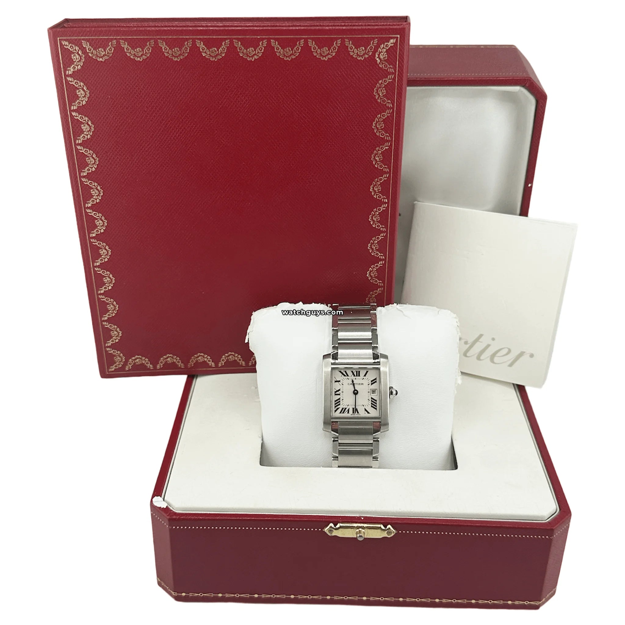 Cartier Tank Francaise Medium W51011Q3 Luxury Watch - Classic Swiss Made Stainless Steel Timepiece for Men & Women | Perfect for Business, Formal Events & Everyday Wear