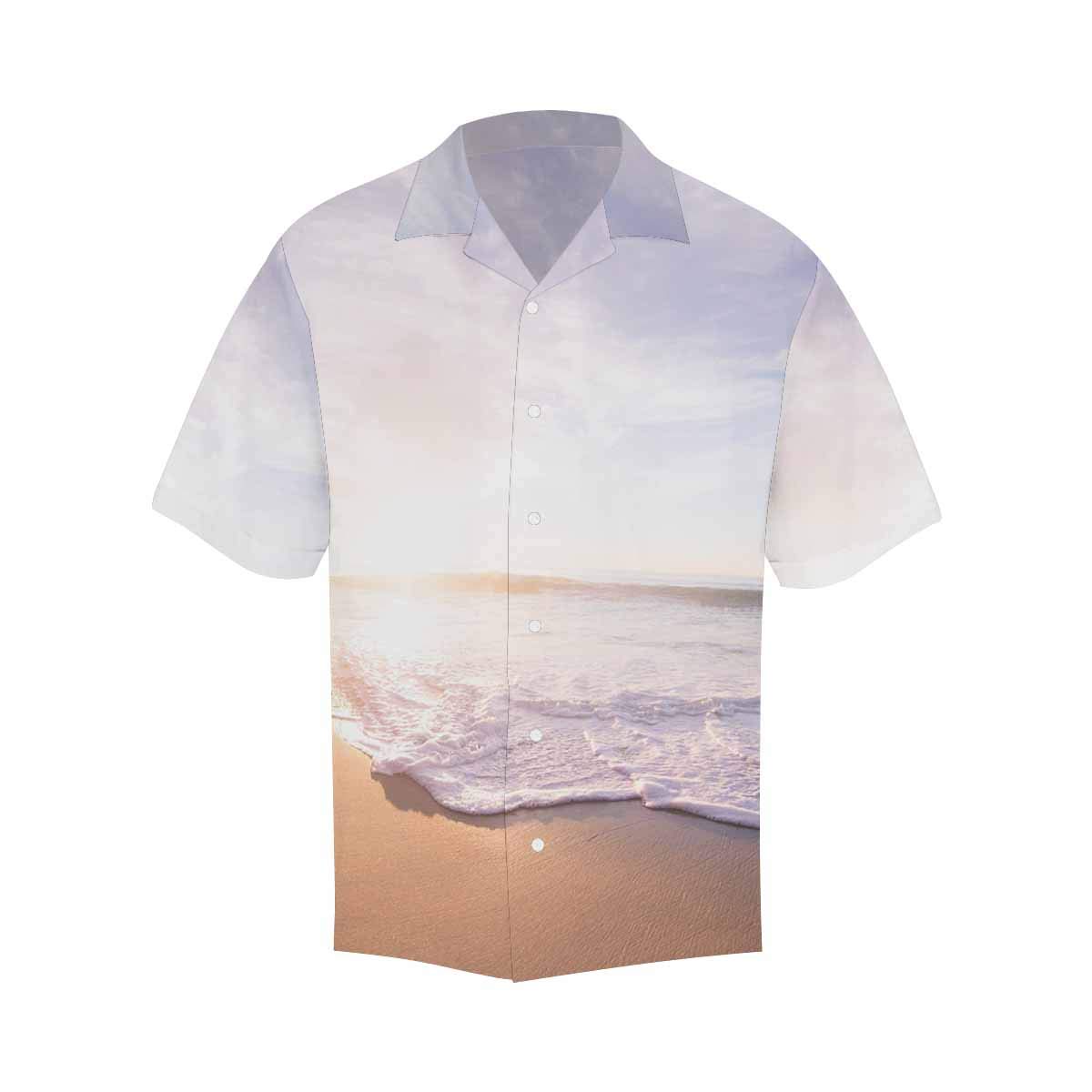 InterestPrint Men's Short Sleeve Casual Button Up Shirt with Pulsing Fiery Flower Design - Perfect for Summer Outings, Beach Vacations, and Casual Office Wear