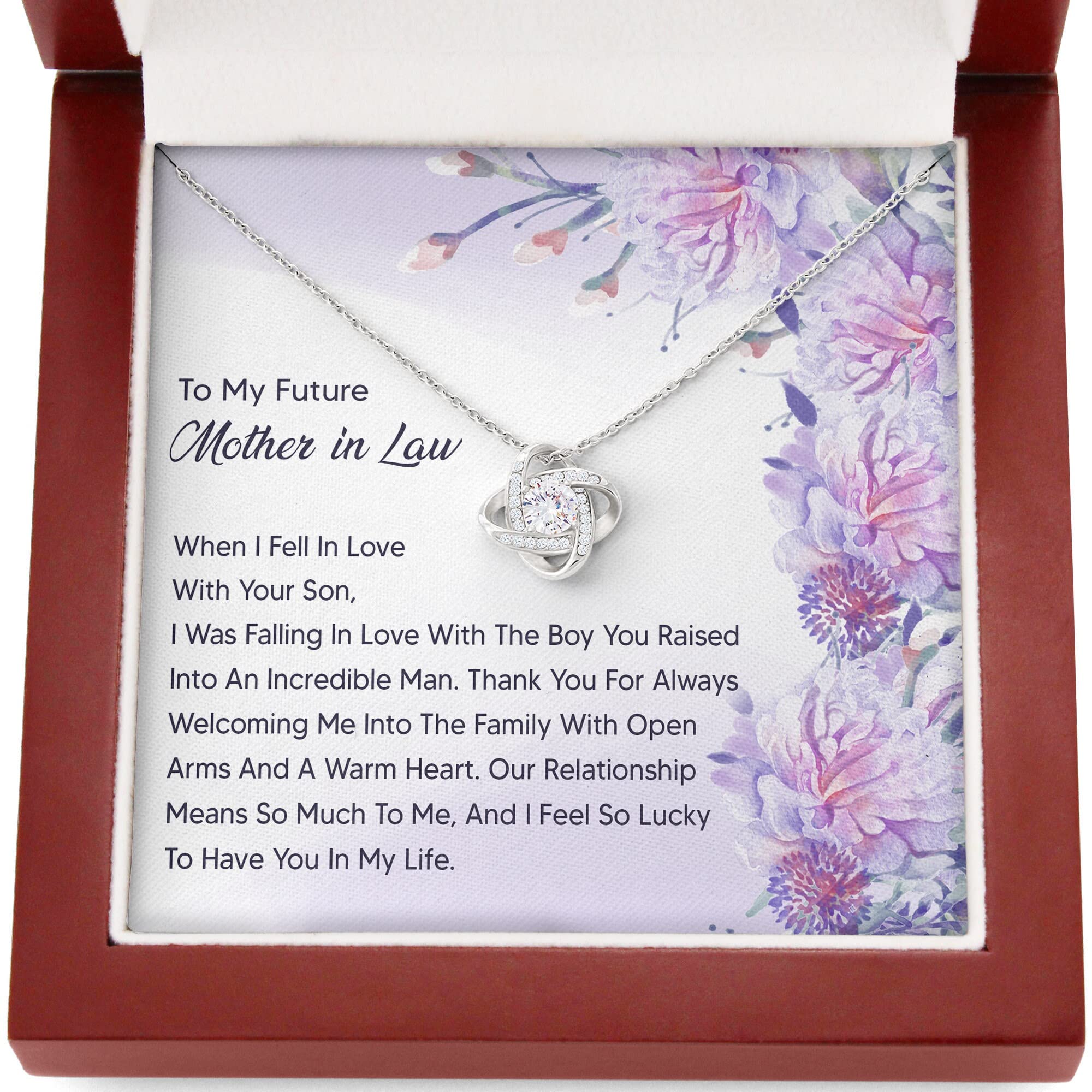 Soulmate Love Knot Necklace - Unique Couple Jewelry Gift for Her, Birthday, Anniversary, Graduation - Perfect for Romantic Occasions & Special Moments