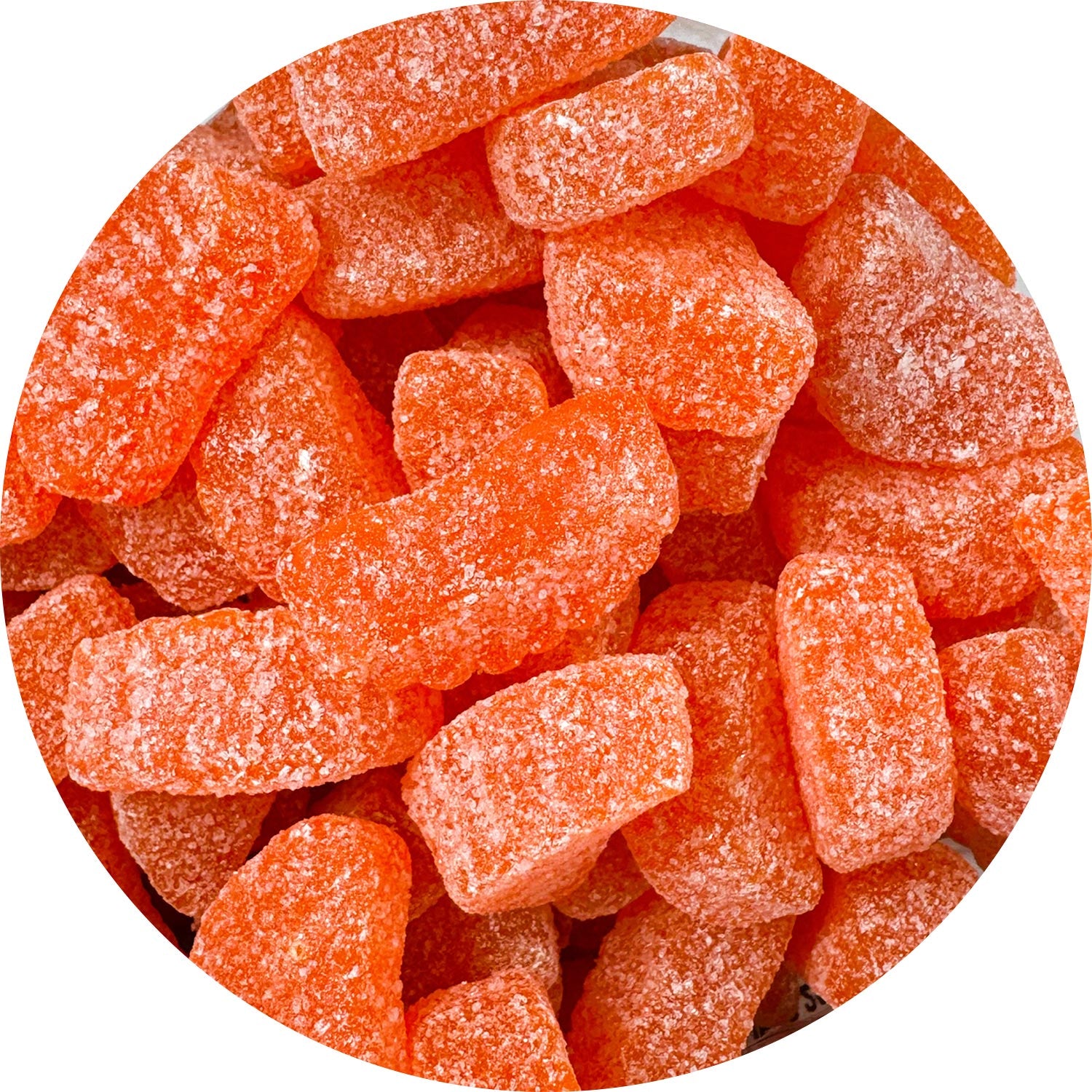 Jovy Orange Slices Candy - 5 Pound Bulk Bag (5lbs) - Sweet & Tangy Orange Flavored Gummies - Perfect for Parties, Baking & Snacking