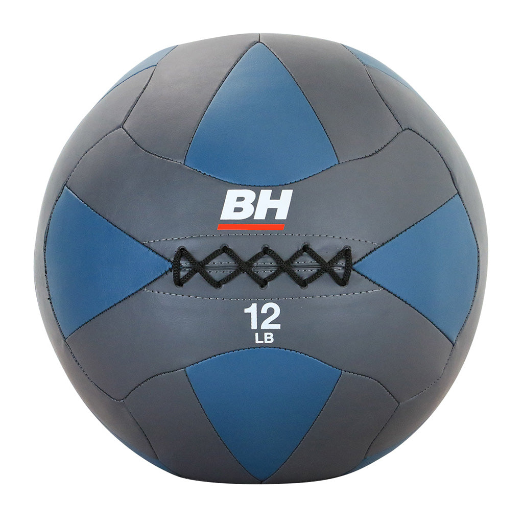 BH Fitness Soft Wall Ball - 8LB/12LB/16LB Medicine Ball for CrossFit, Strength Training & Home Gym Workouts - Perfect for Slam Ball Exercises, Functional Fitness & Rehabilitation