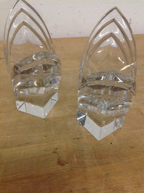 Mikasa Crystal Candle Holder Set of 5 Pairs - Elegant Home Decor for Dining Table, Wedding Centerpieces & Romantic Ambiance