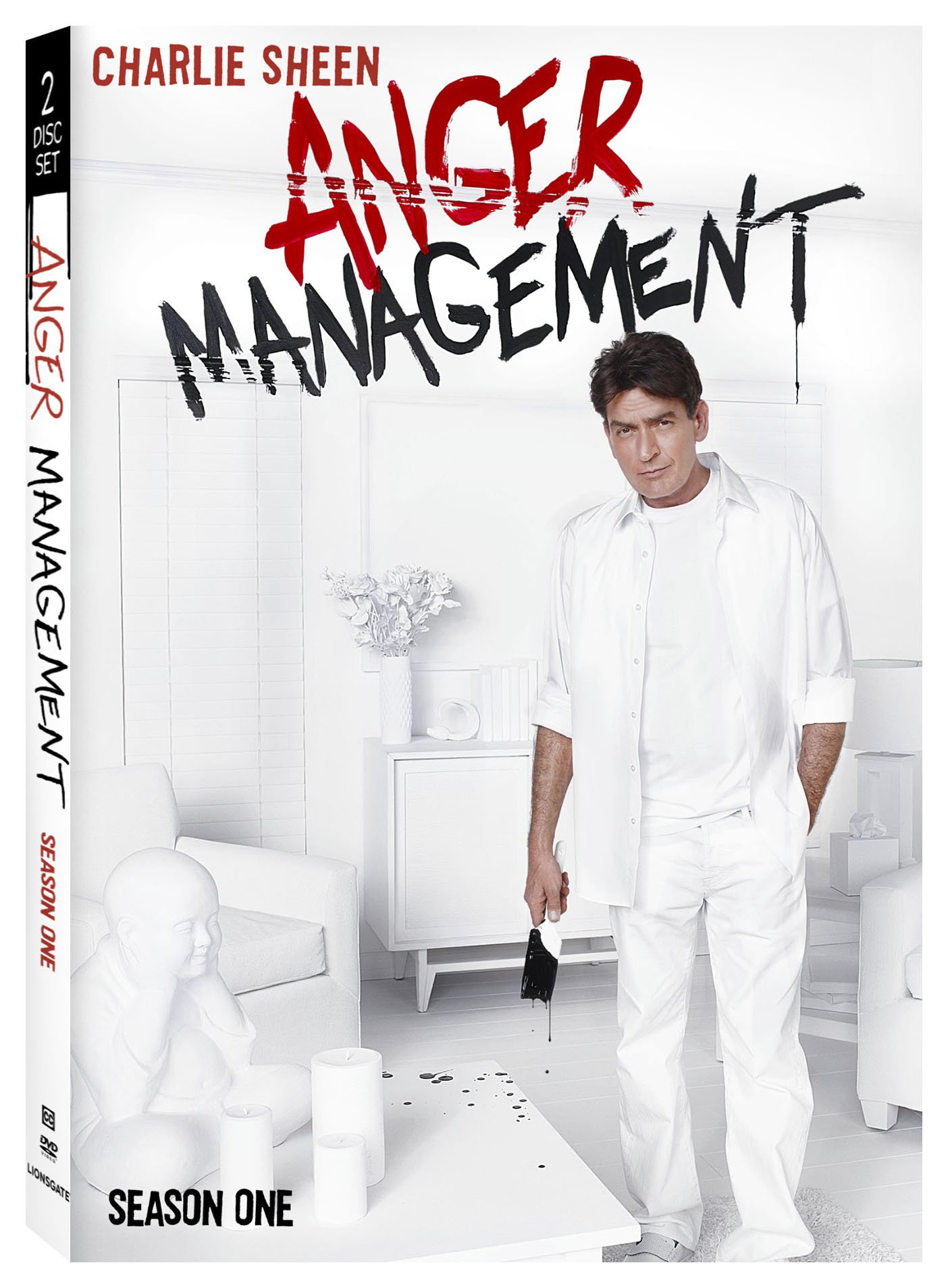 Anger Management: Season 1 DVD - Charlie Sheen Comedy TV Series - Perfect for Stress Relief & Relaxation at Home