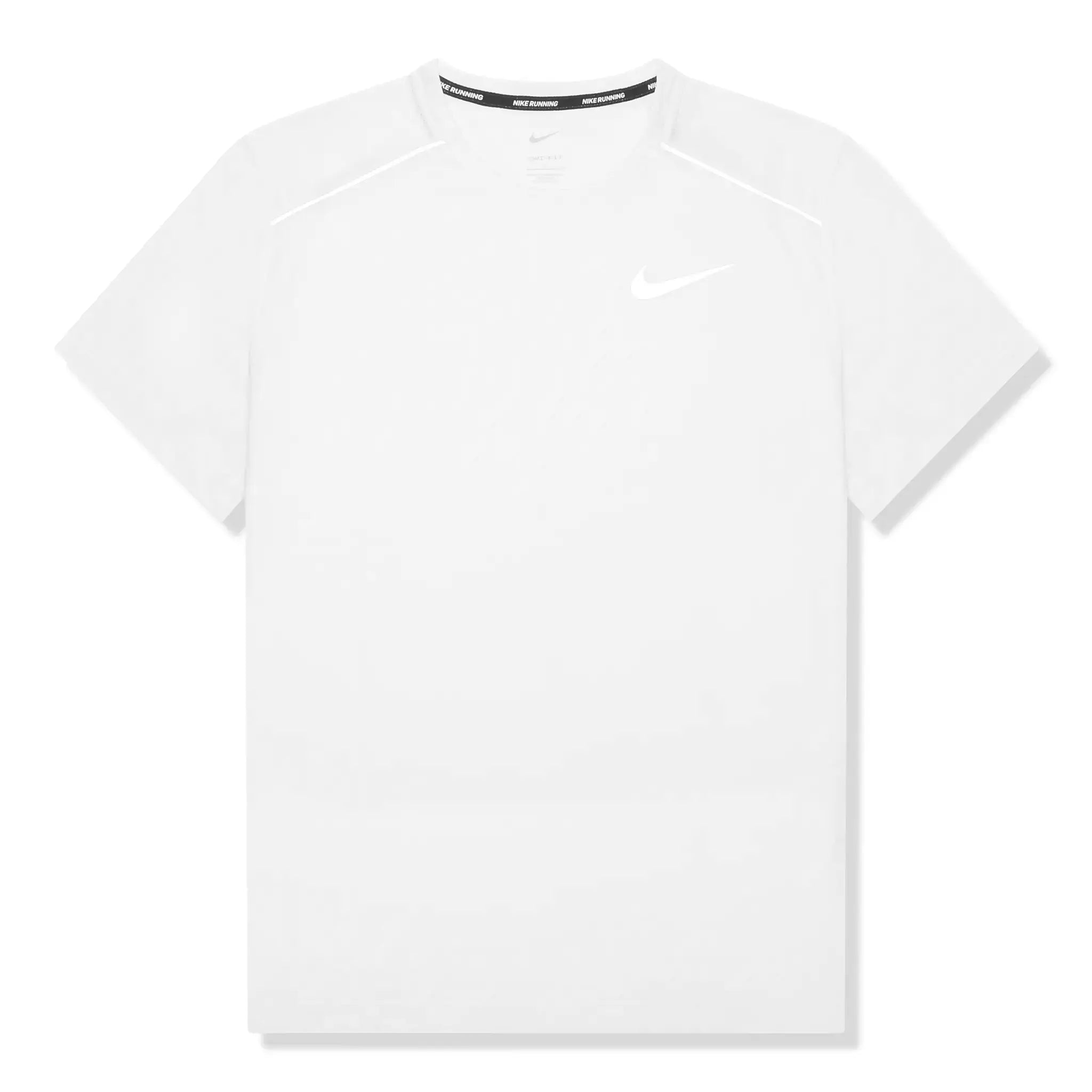 Nike Dri-FIT 1.0 White Running T-Shirt for Men - Lightweight Moisture-Wicking Athletic Shirt for Jogging, Gym Workouts & Marathon Training