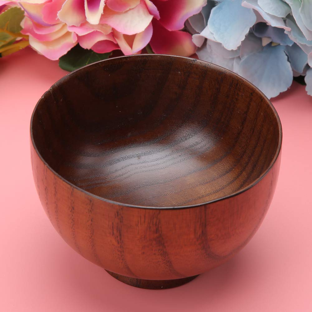 Handmade Acacia Wood Wave Serving Bowl - Natural Solid Wood Root Craft for Fruits, Salads, Noodles & Rice - Large Food Storage Container & Dining Tableware - Perfect for Kitchen, Restaurant & Home Decor