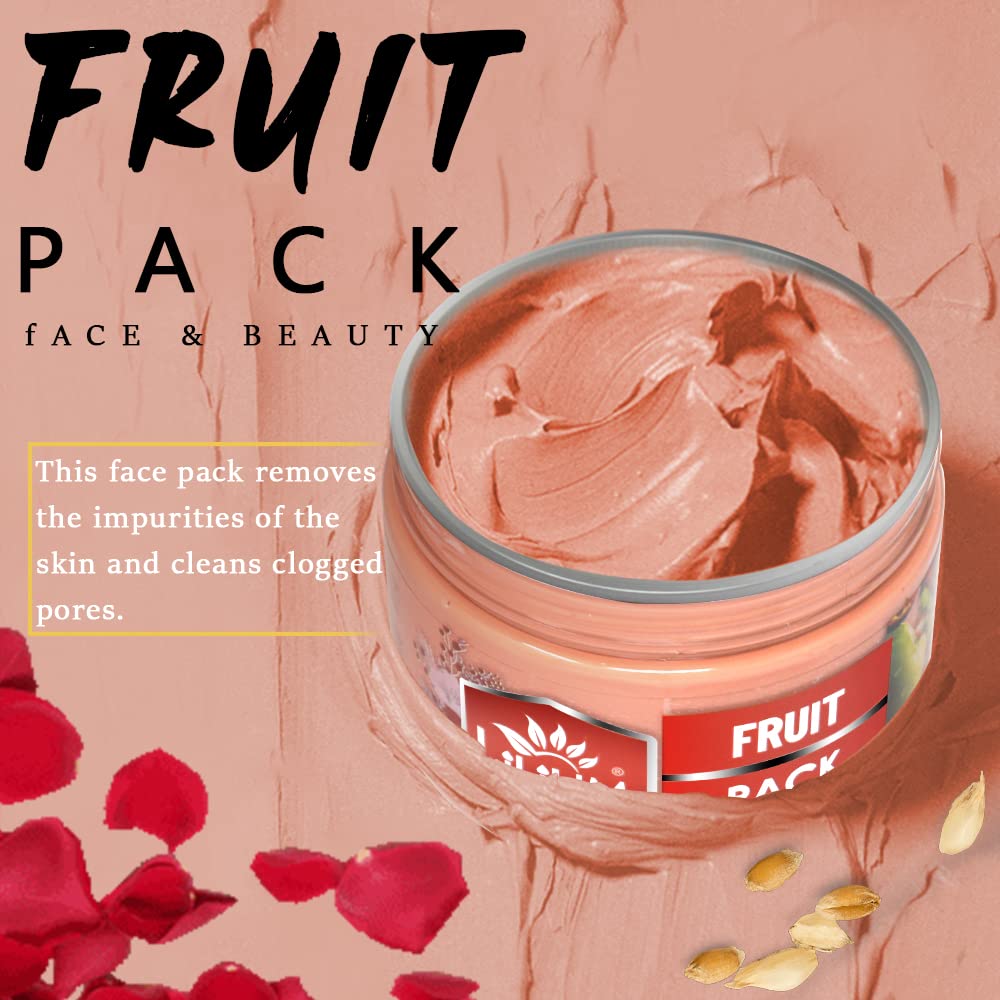 Lilium Fruit Face Pack - 250gm Natural Skincare for Glowing Skin | Perfect for Daily Use & Spa Treatments