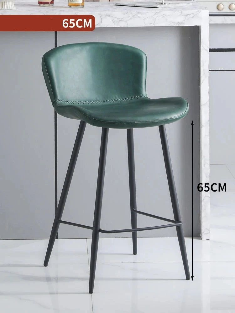 Ergonomic Bar Stools for Kitchen Island - Adjustable Height Counter Stools with Back Support - Perfect for Dining, Entertaining & Home Office Use