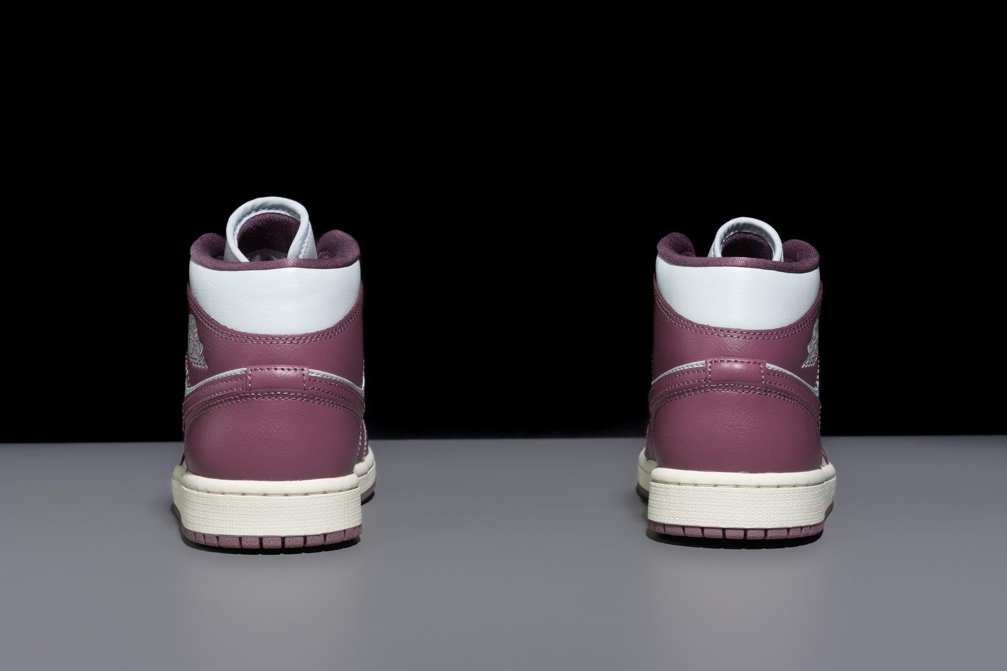 Nike Air Jordan 1 Mid Women's Shoes - Pure Platinum/Sky J Mauve-Sail (BQ6472-050) Size 9 | Retro Basketball Sneakers for Women | Perfect for Casual Wear, Street Style & Sneaker Collectors