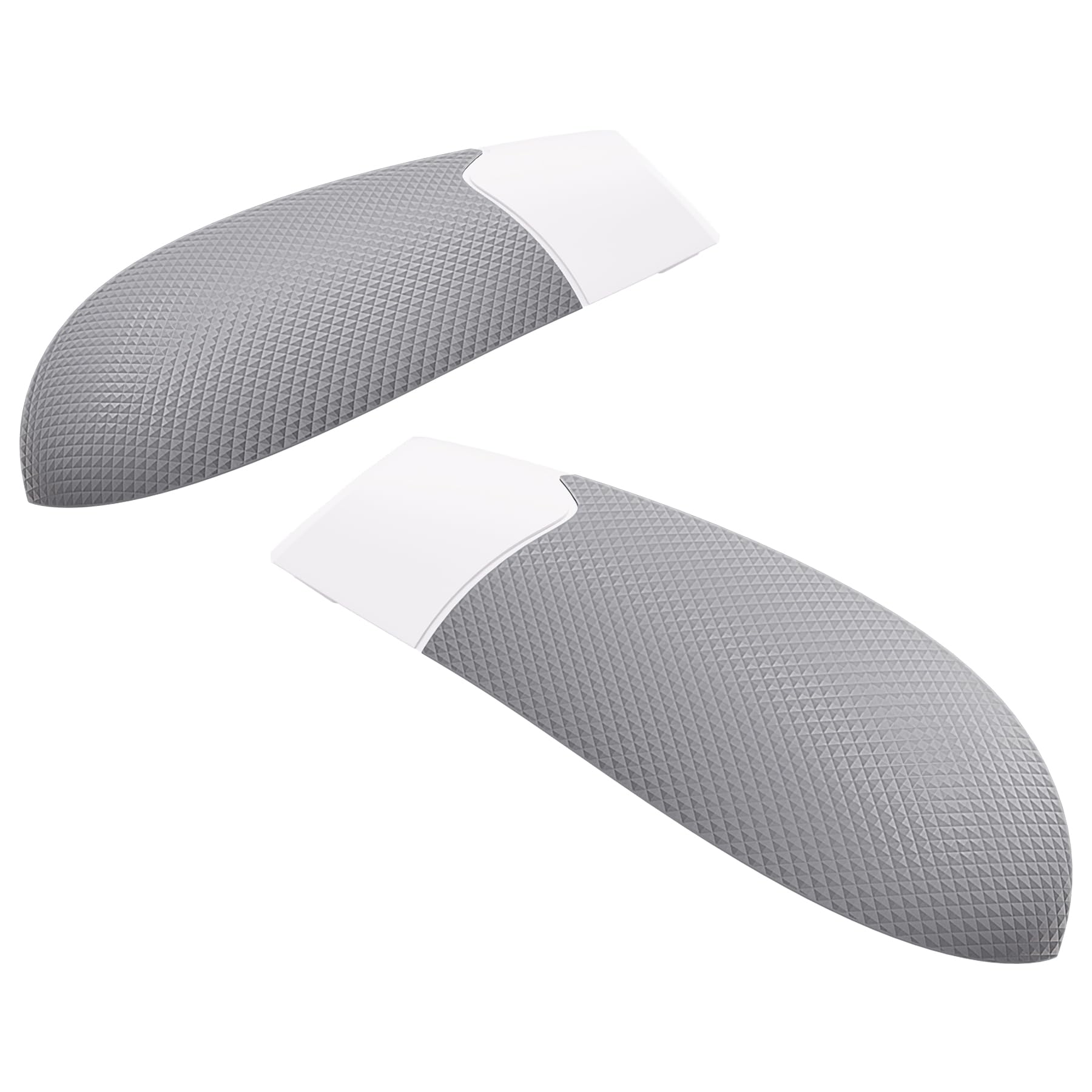 eXtremeRate Rubberized Grip Case & Side Shell Cover for Xbox Series X/S Controller - DIY Replacement for Xbox Core Controller Model 1914 (White Gray) - Perfect for Gaming, Streaming & Competitive Play - NOT Included Controller
