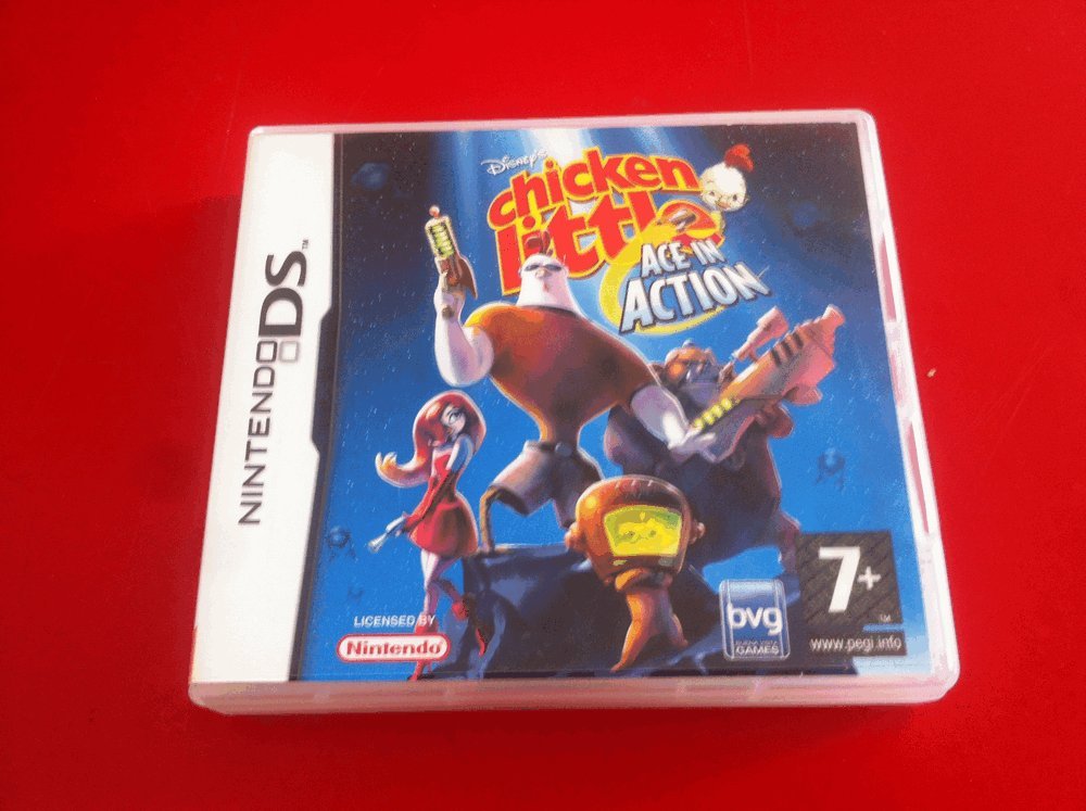 Chicken Little: Ace in Action - Nintendo DS Game for Kids | Fun Adventure & Action-Packed Gameplay | Perfect for Family Entertainment & Travel