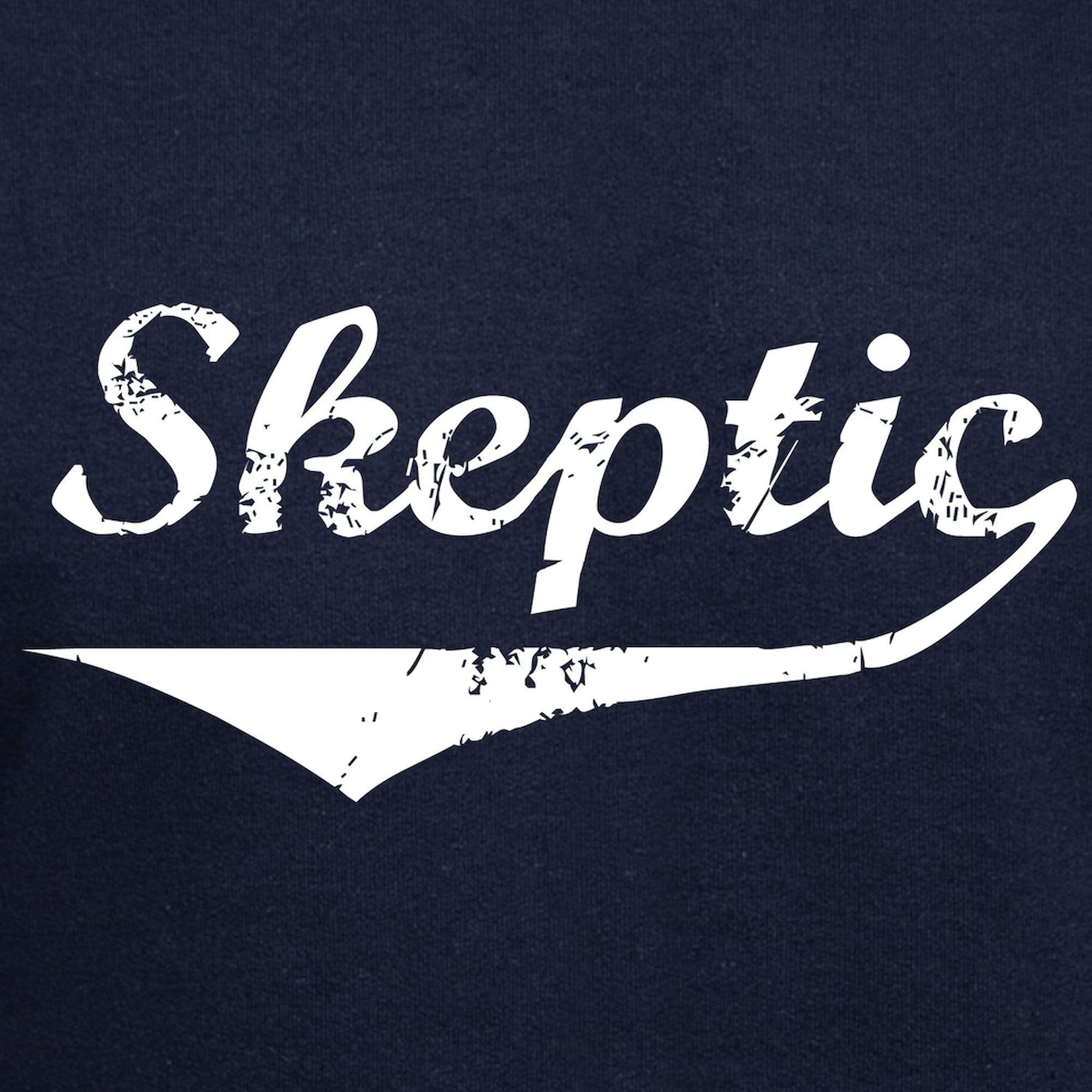 Skeptic Hoodie for Men - Dark Regular Fit Pullover Hooded Sweatshirt | Casual Wear, Street Style & Outdoor Activities