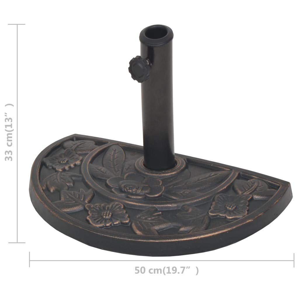 Outdoor Umbrella Stand Base - Heavy Duty 19.8lbs for Patio, Garden & Pool