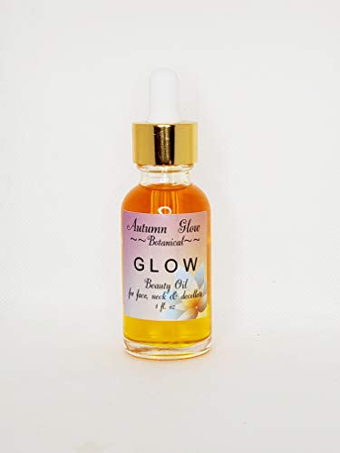 GLOW Beauty Oil with Seabuckthorn & Rosehip Seed Oil - Hydrating Facial Oil for Dry Skin, Anti-Aging & Skin Repair - Perfect for Night Routine & Daily Moisturizing