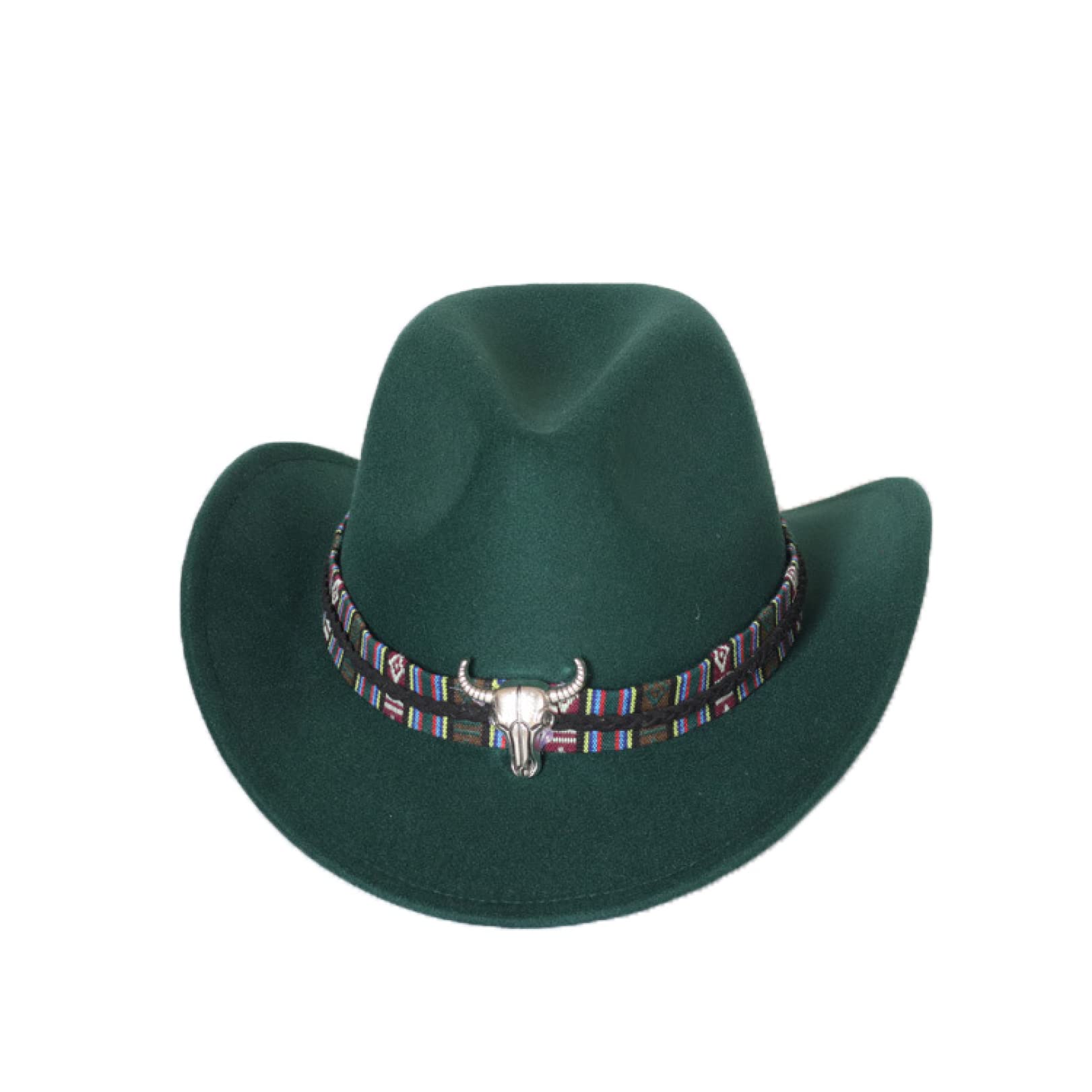 Vintage Western Cowboy Fedora Hat for Men - Wide Brim Sombrero Style Hat for Gentleman, Dad, and Cowboy Accessories | Perfect for Rodeo, Country Music Festivals, and Western-Themed Parties