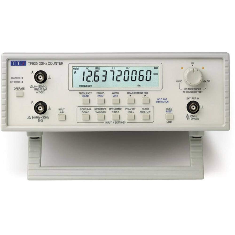 AIM-TTI INSTRUMENTS TF930 3GHz Universal Counter Timer with USB Interface - Perfect for Frequency Measurement, Time Interval Analysis, and Laboratory Testing