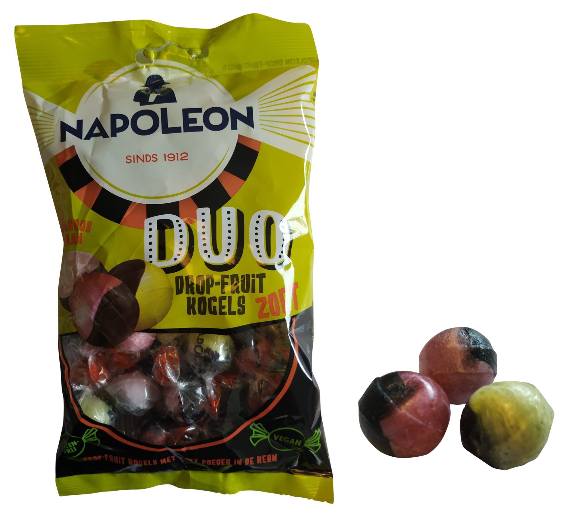 Premium Napoleon Licorice Fruit Mix Candy - 2 Pack (175g Each) | Delicious Sweet Treat for Parties, Gifts & Snacking