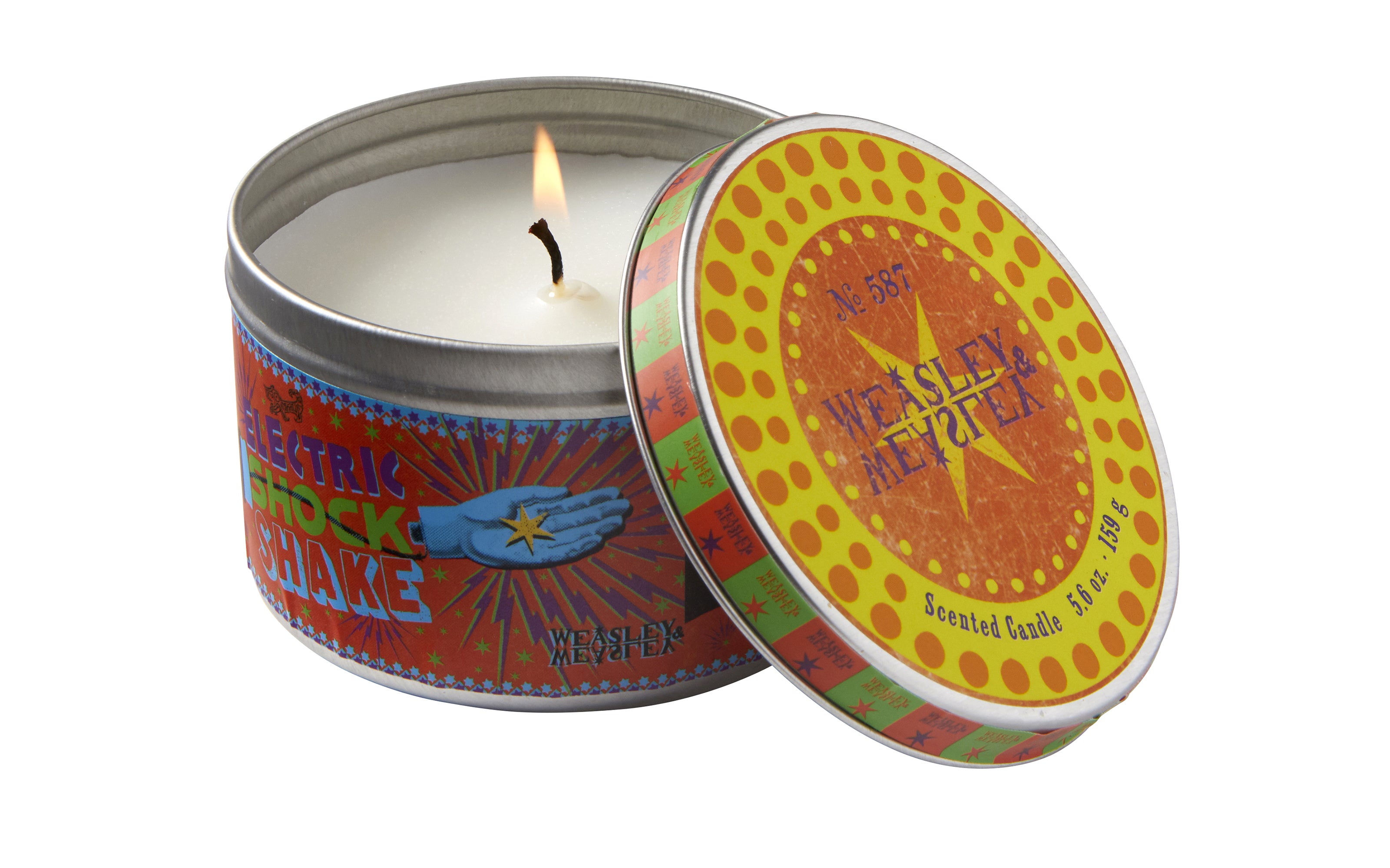 Harry Potter Weasleys' Wizard Wheezes Scented Candle - Cinnamon Aroma, 5.6 oz - Perfect for Harry Potter Fans, Home Decor, Gifts & Relaxation