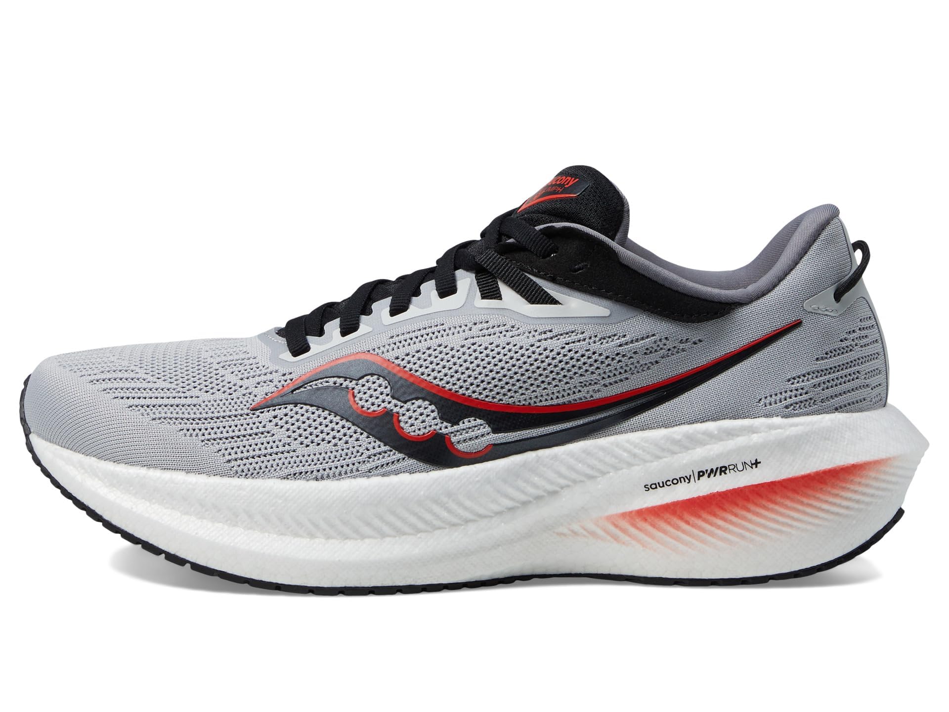 Saucony Men's Triumph 21 Running Shoes - Lightweight Cushioned Sneakers for Marathon Training & Road Running | Comfortable Athletic Footwear for Jogging & Gym Workouts