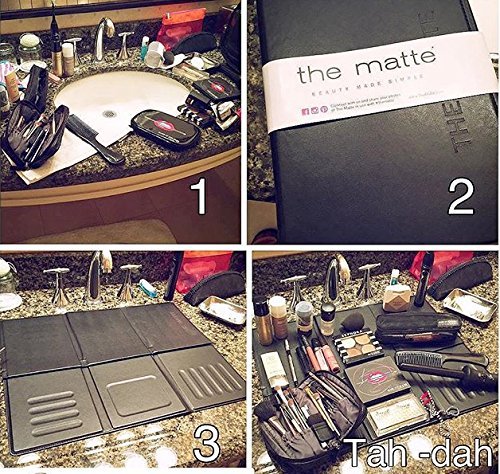 Matte Makeup Organizer - Space Saver for Small Bathrooms & Vanities