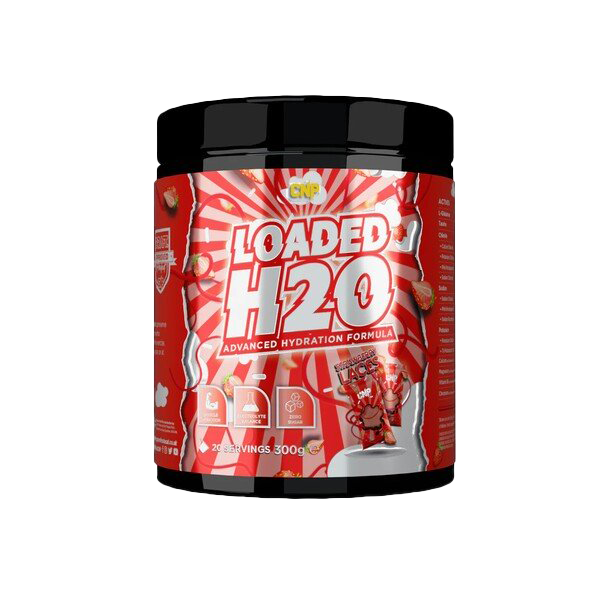 CNP Loaded H2O Strawberry Laces Candy 300g - Sweet & Chewy Strawberry Flavored Treats for Parties, Gifts & Movie Nights