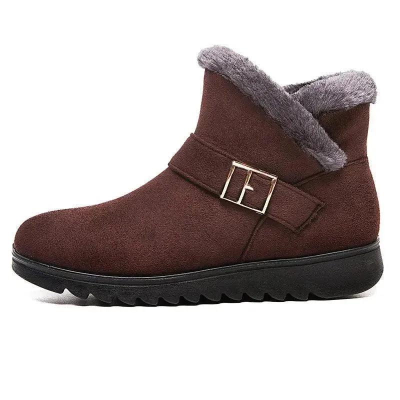 Women's Cozy Plush Snow Boots - Waterproof Winter Boots for Women - Warm & Comfortable Snow Shoes for Cold Weather - Perfect for Snowy Days, Outdoor Activities & Winter Fashion