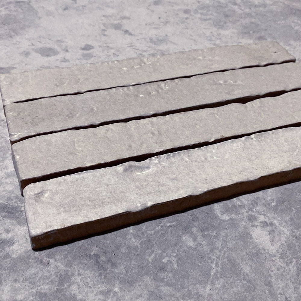 Brickfield White 35x230x10.4mm Subway Brick Porcelain Tiles - Perfect for Kitchen Backsplash, Bathroom Walls & Modern Interior Design