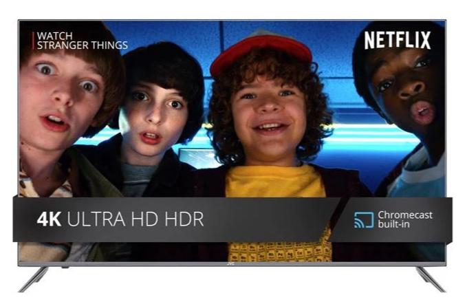 JVC 43 Inch 4K Ultra HD HDR Smart TV with Chromecast Built-in (LT-43MA875) - Perfect for Streaming, Gaming, and Home Entertainment