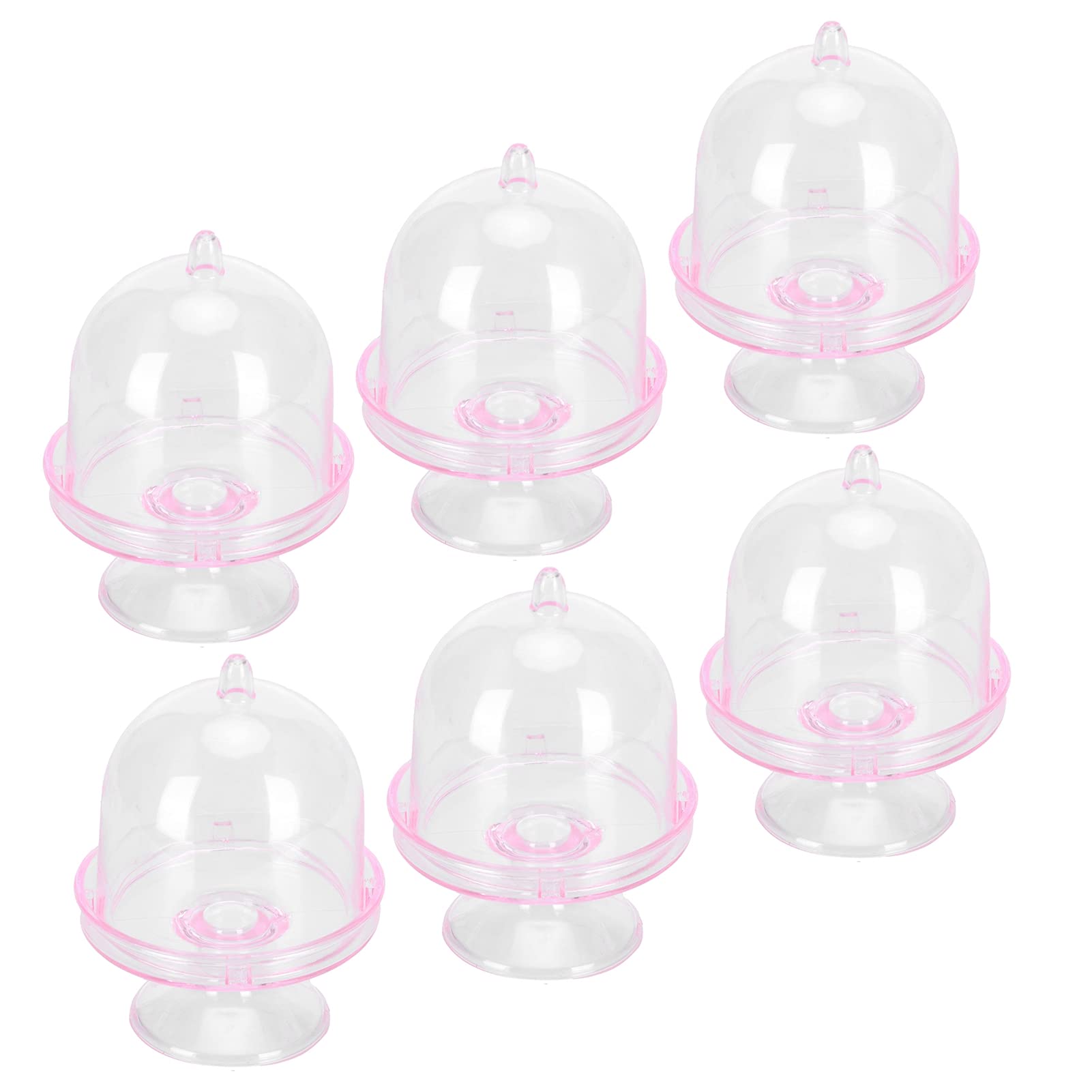 TOPINCN 12-Piece Mini Candy Box Set with Lid - Cake Stand, Cupcake & Candy Display Plate for Parties, Weddings & Baby Showers | Durable Party Supplies for Dessert Buffets & Candy Bars