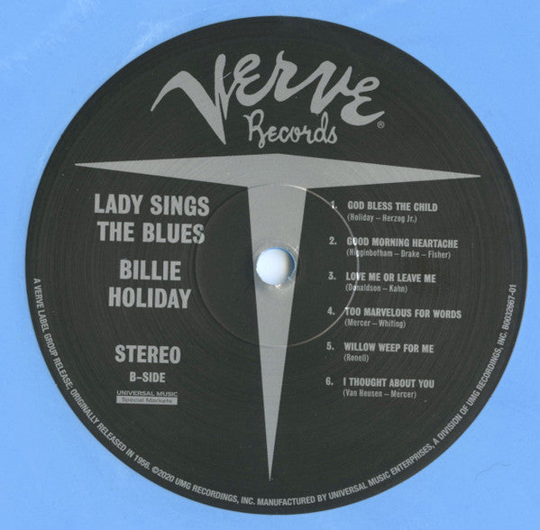 Billie Holiday - Lady Sings The Blues Vinyl LP Album (Club Edition, Remastered, Blue Vinyl) - Near Mint Condition - Perfect for Jazz Collectors & Audiophiles
