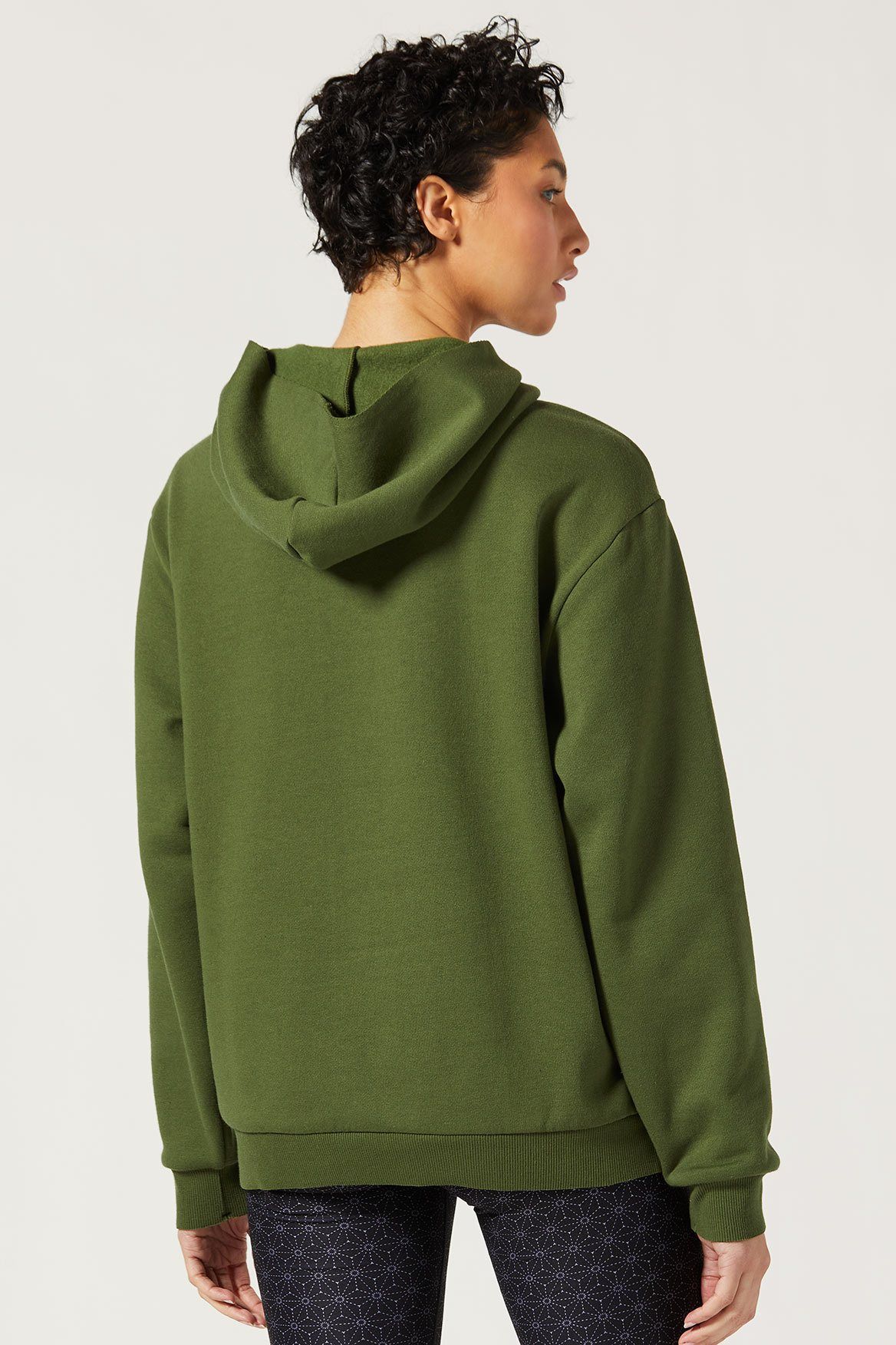 Men's Relaxed Fit Hoodie - Soft & Comfortable Driver Sweatshirt in Lichen Green | Perfect for Casual Wear, Road Trips & Lounging