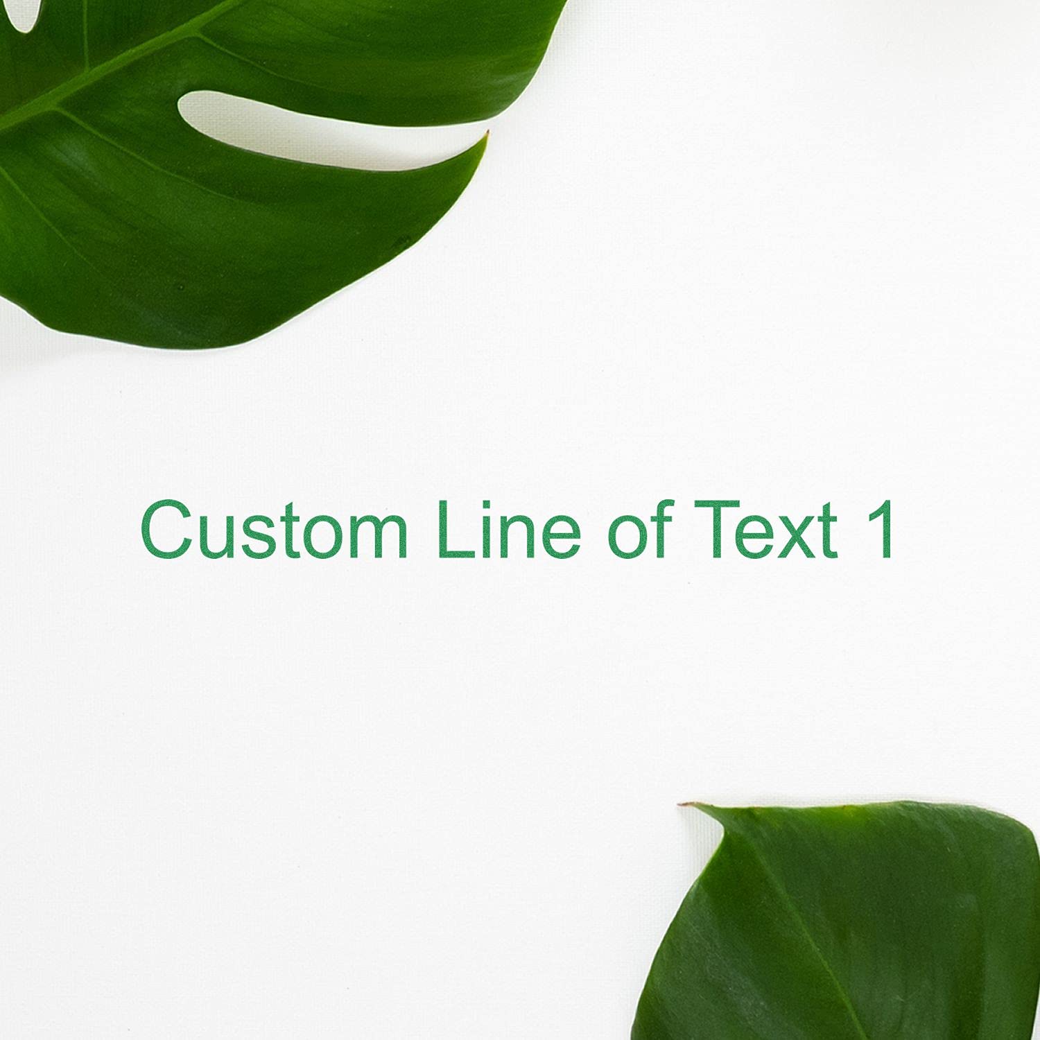 Custom 1 Line Rubber Stamp - Personalized Text Stamp for Documents, Letters & Crafting | DIY Name & Address Stamp for Office, Home & Scrapbooking