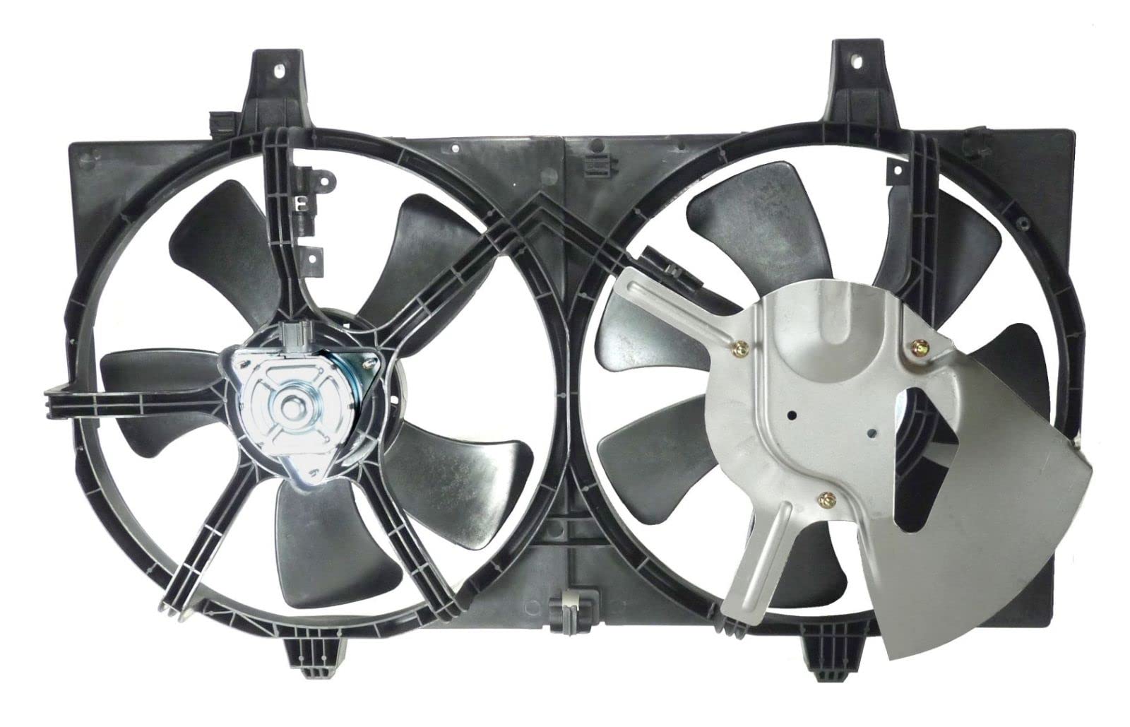 Nissan Sentra Radiator Dual Cooling Fan Assembly - Compatible with 2002-2006 Models (Part# NI3115123) | High-Performance Cooling for Hot Weather & Heavy Traffic Conditions